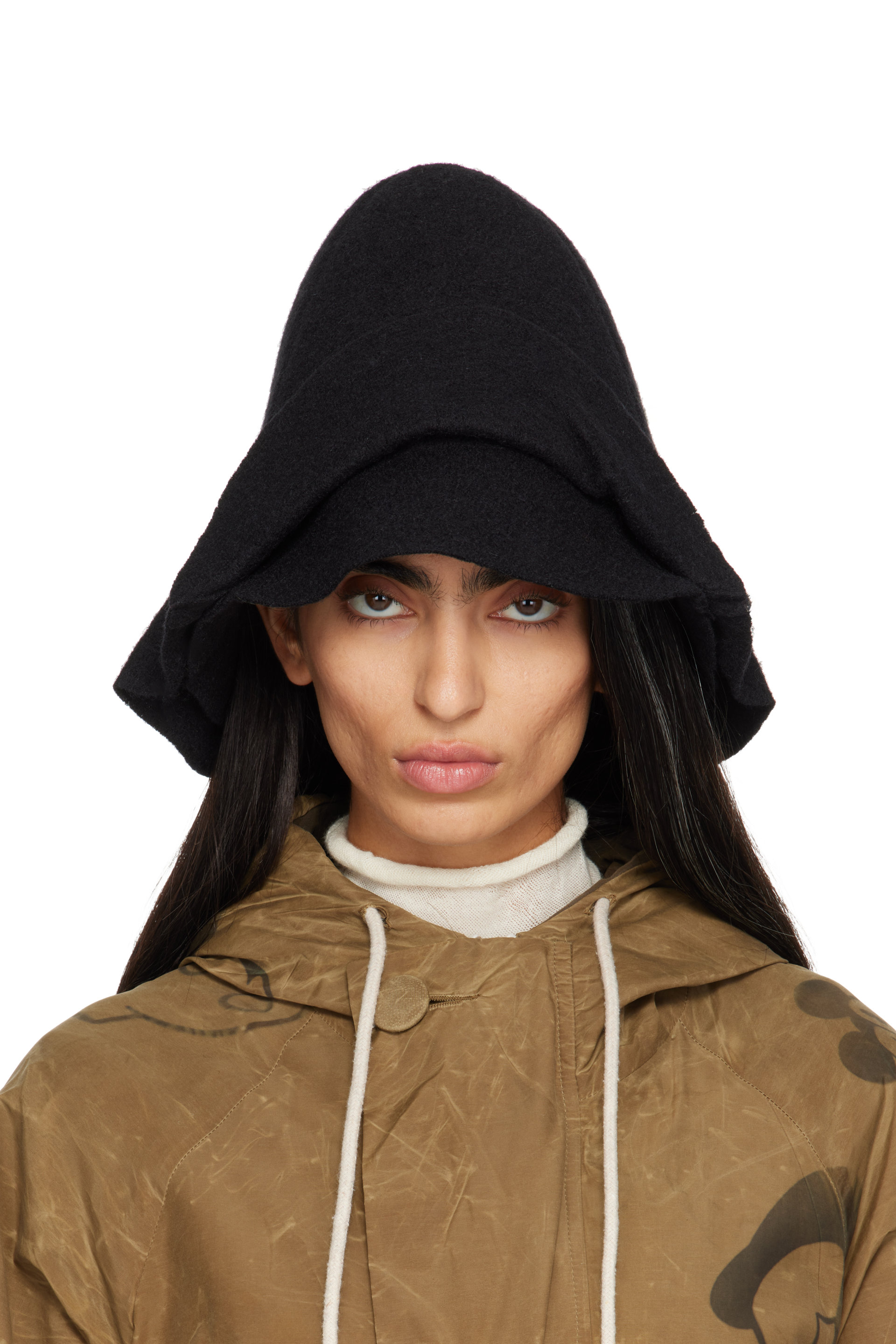Joone Joonam - Black Double Felt Hat