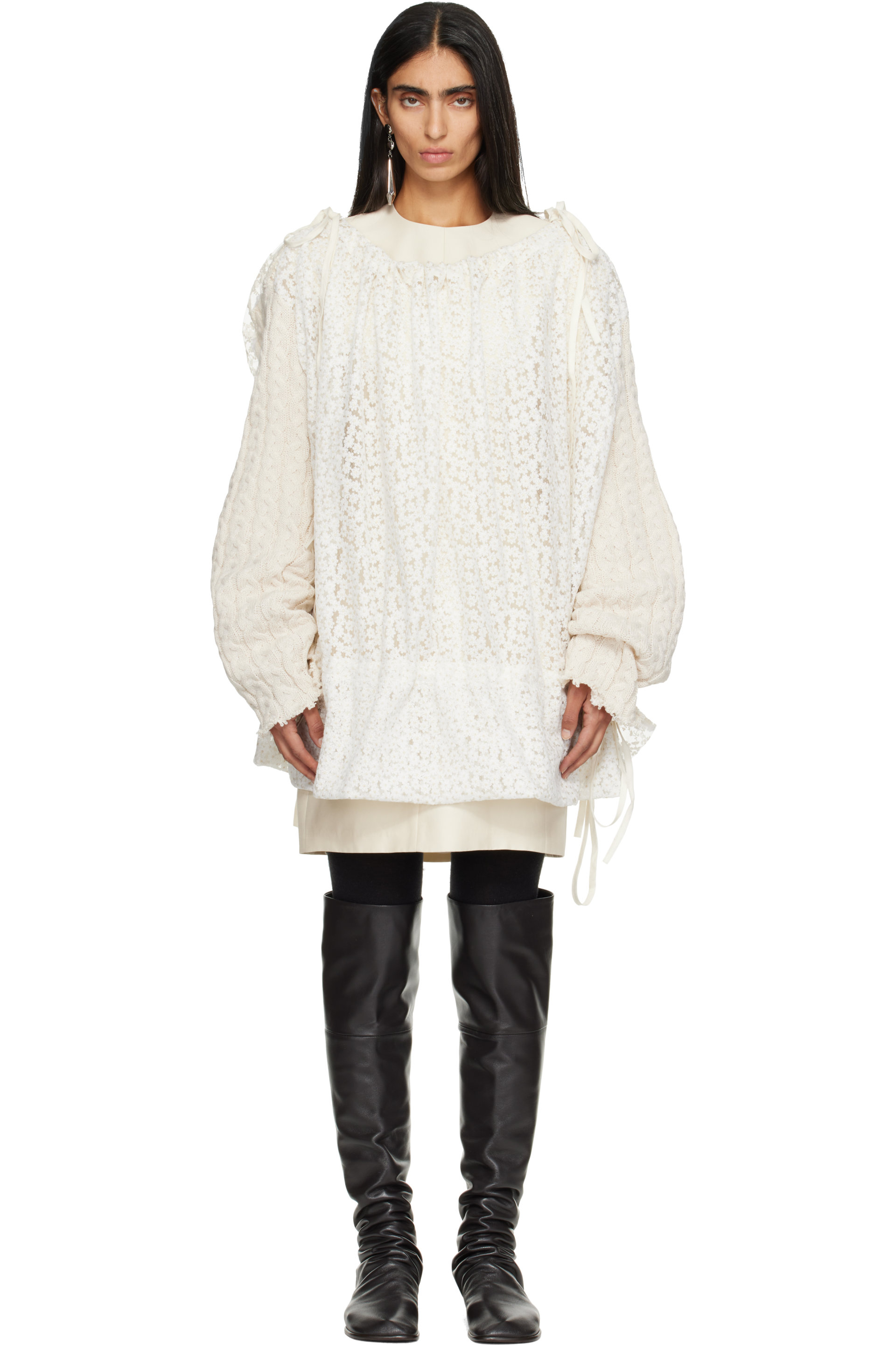 Joone Joonam - White Saint Etienne Minidress