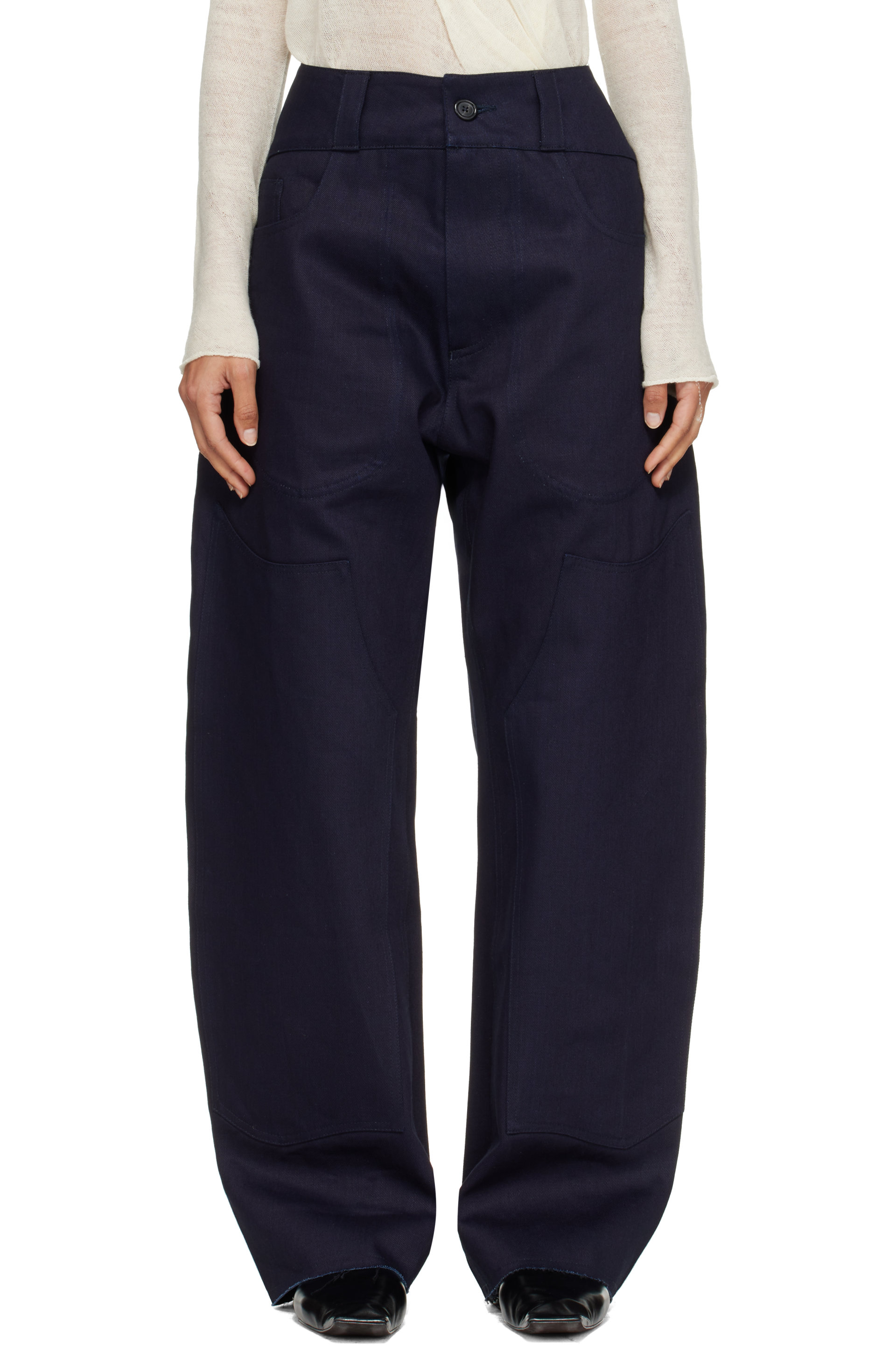 Joone Joonam - Navy Carpenter Trousers
