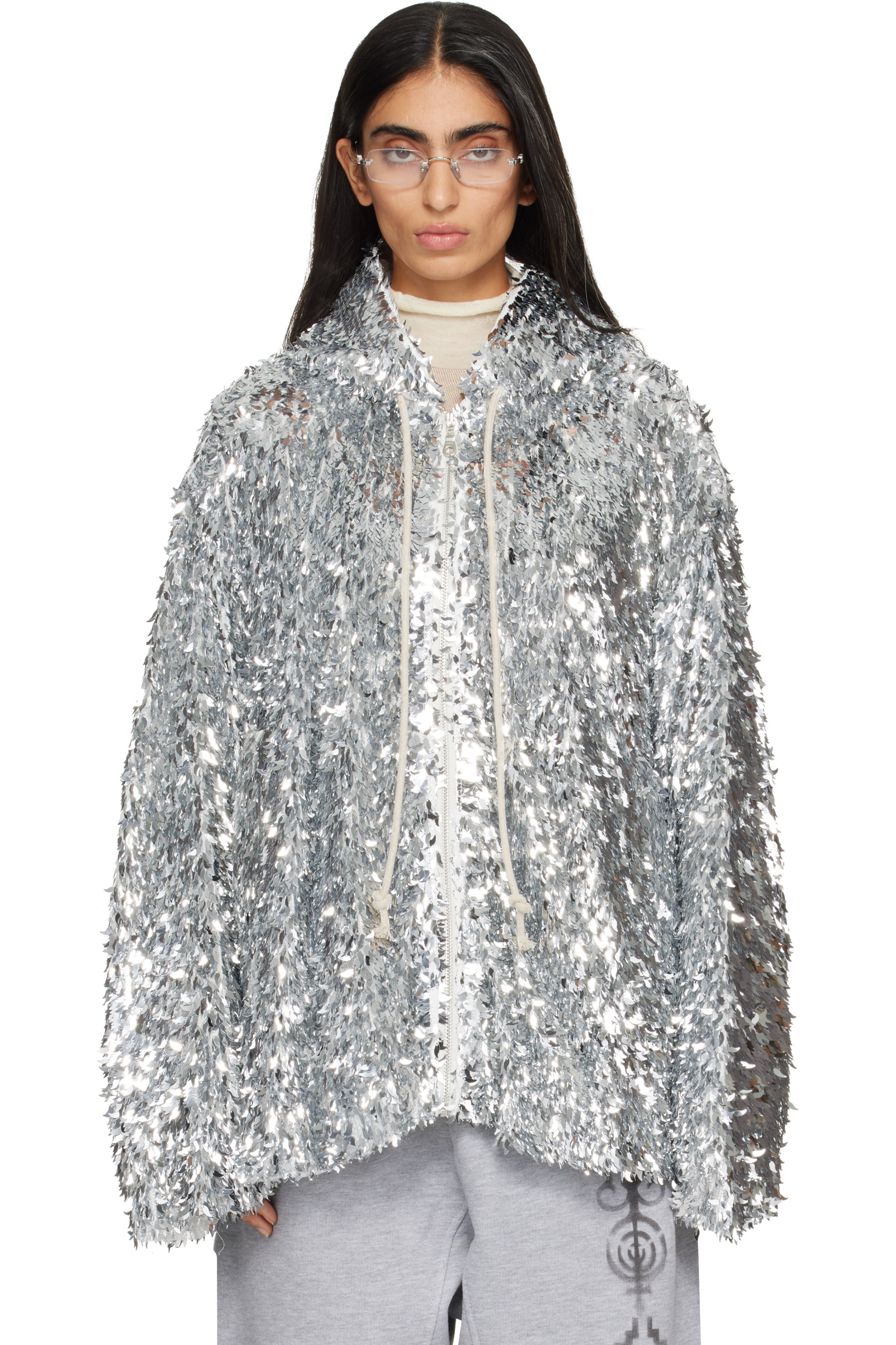 Joone Joonam - Silver Sequin Spirit Hoodie