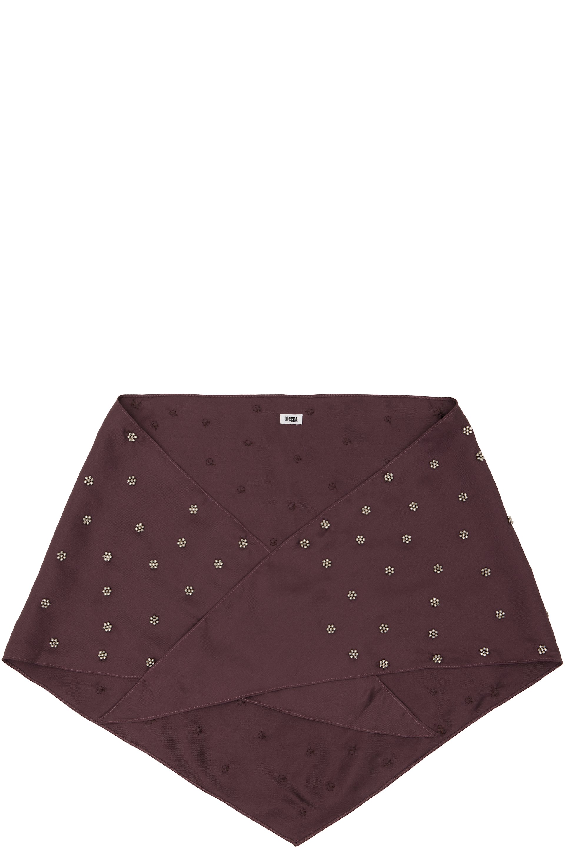 RESCHA - SSENSE Exclusive Burgundy Dolly Scarf