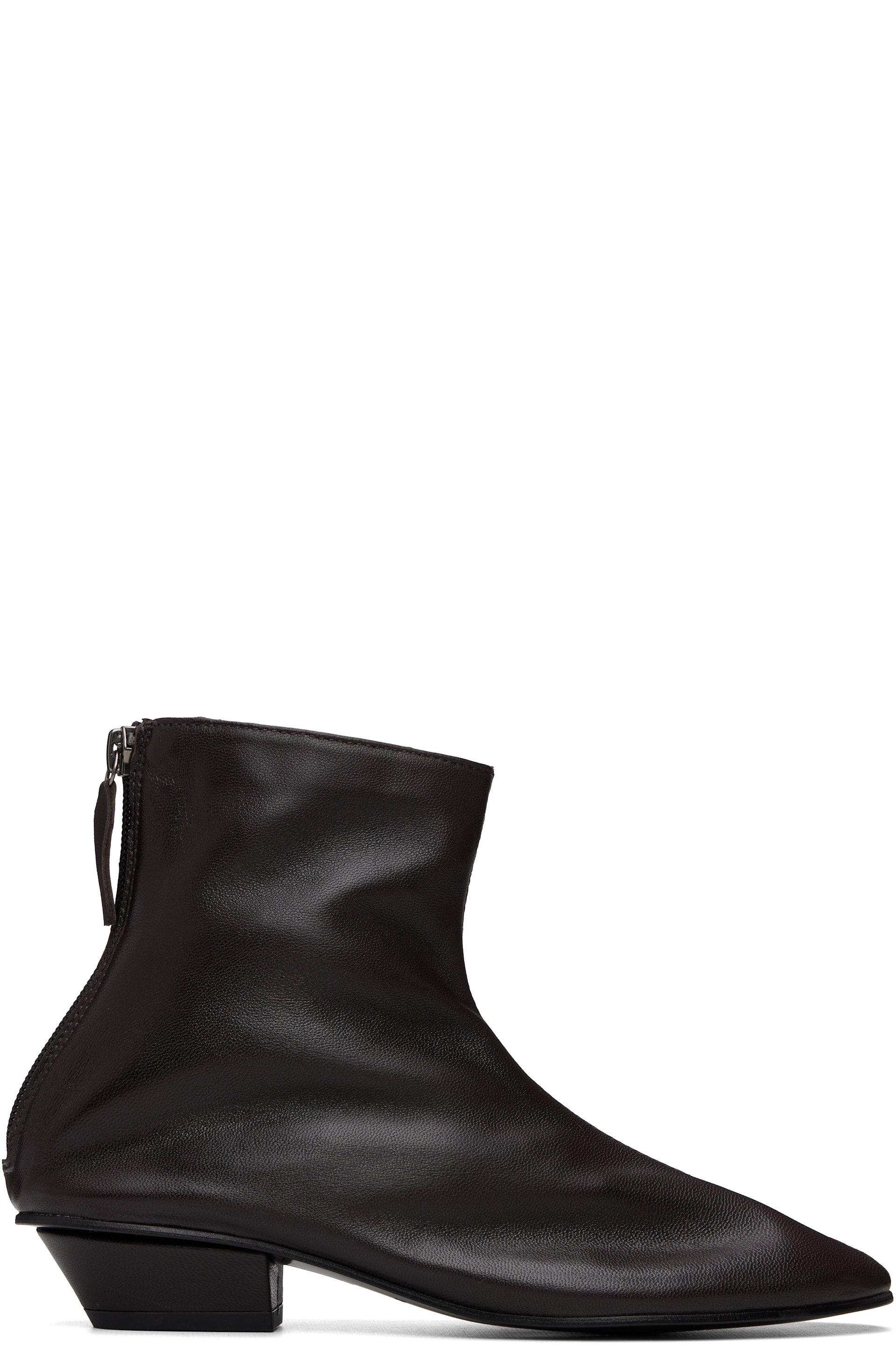 About Arianne - Brown Mica Boots