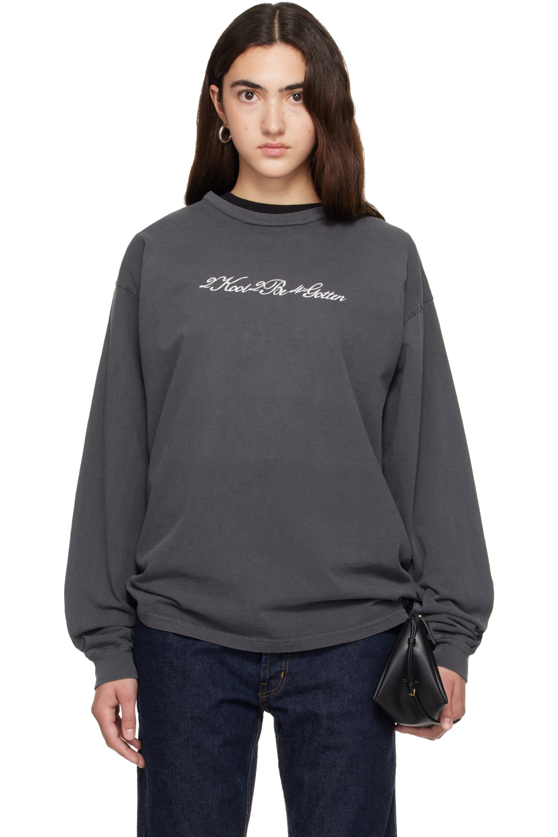Hanover - グレー '2Kool' 長袖Tシャツ