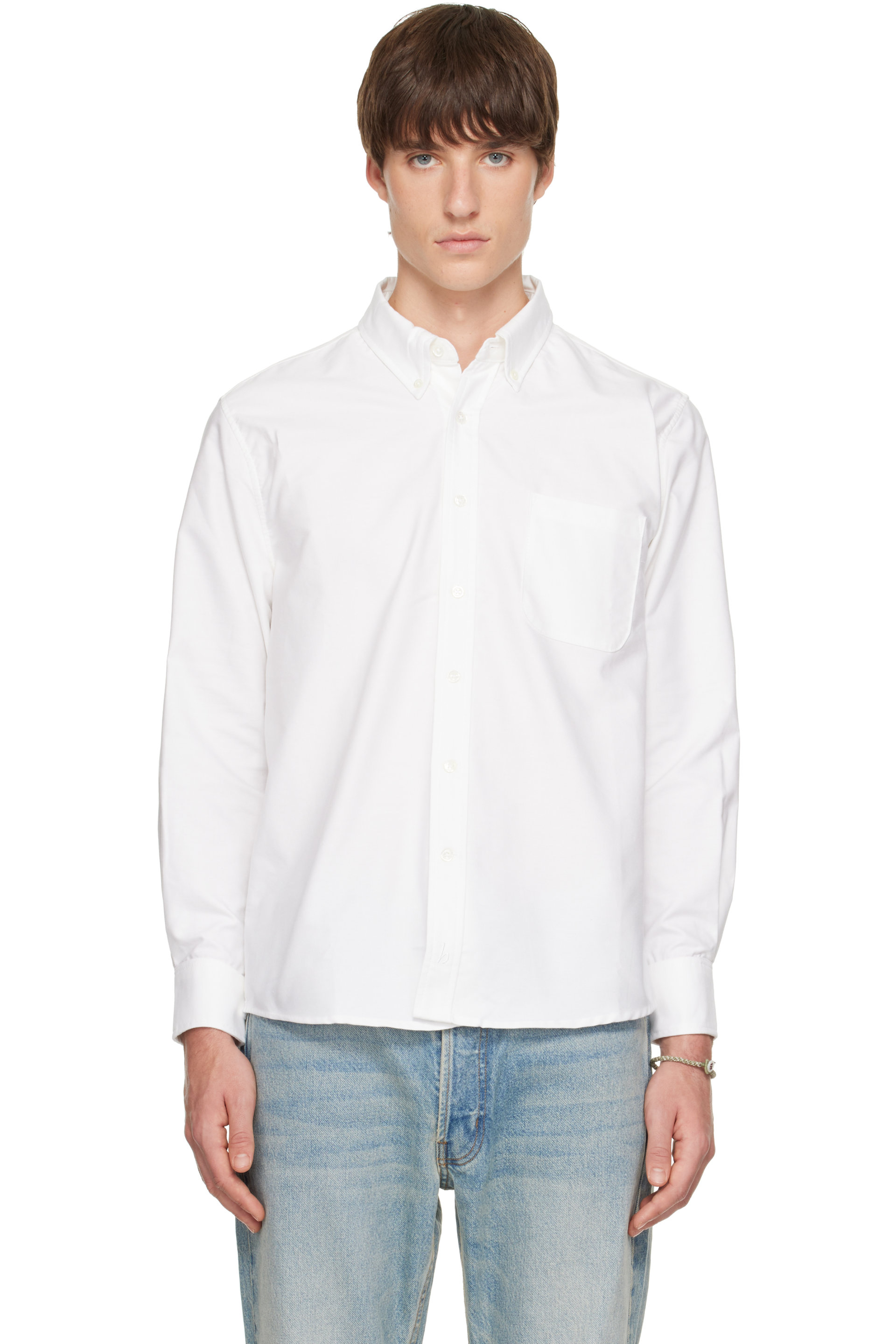 Hanover - White Essential Oxford Shirt