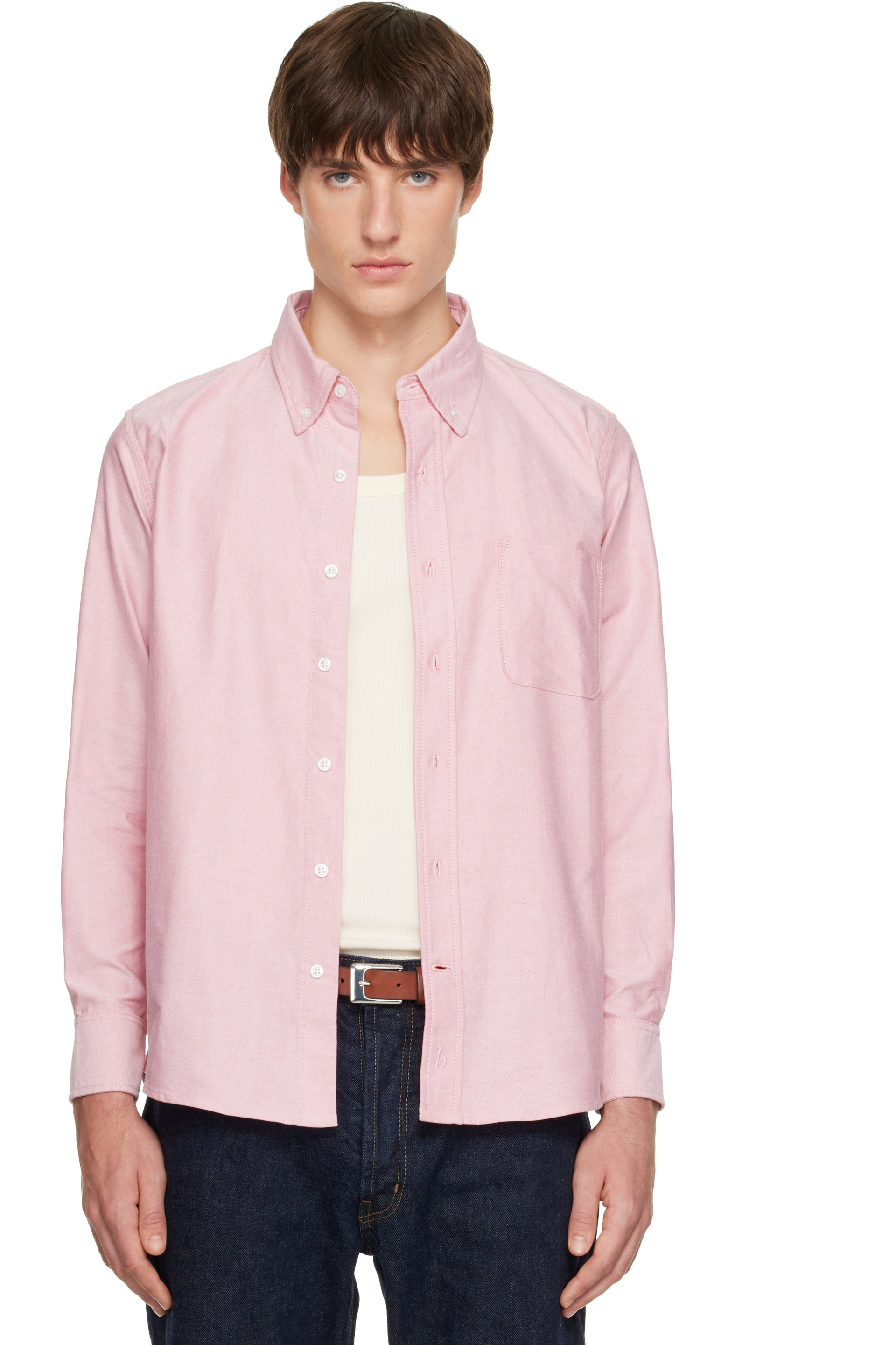 Hanover - Pink Essential Oxford Shirt