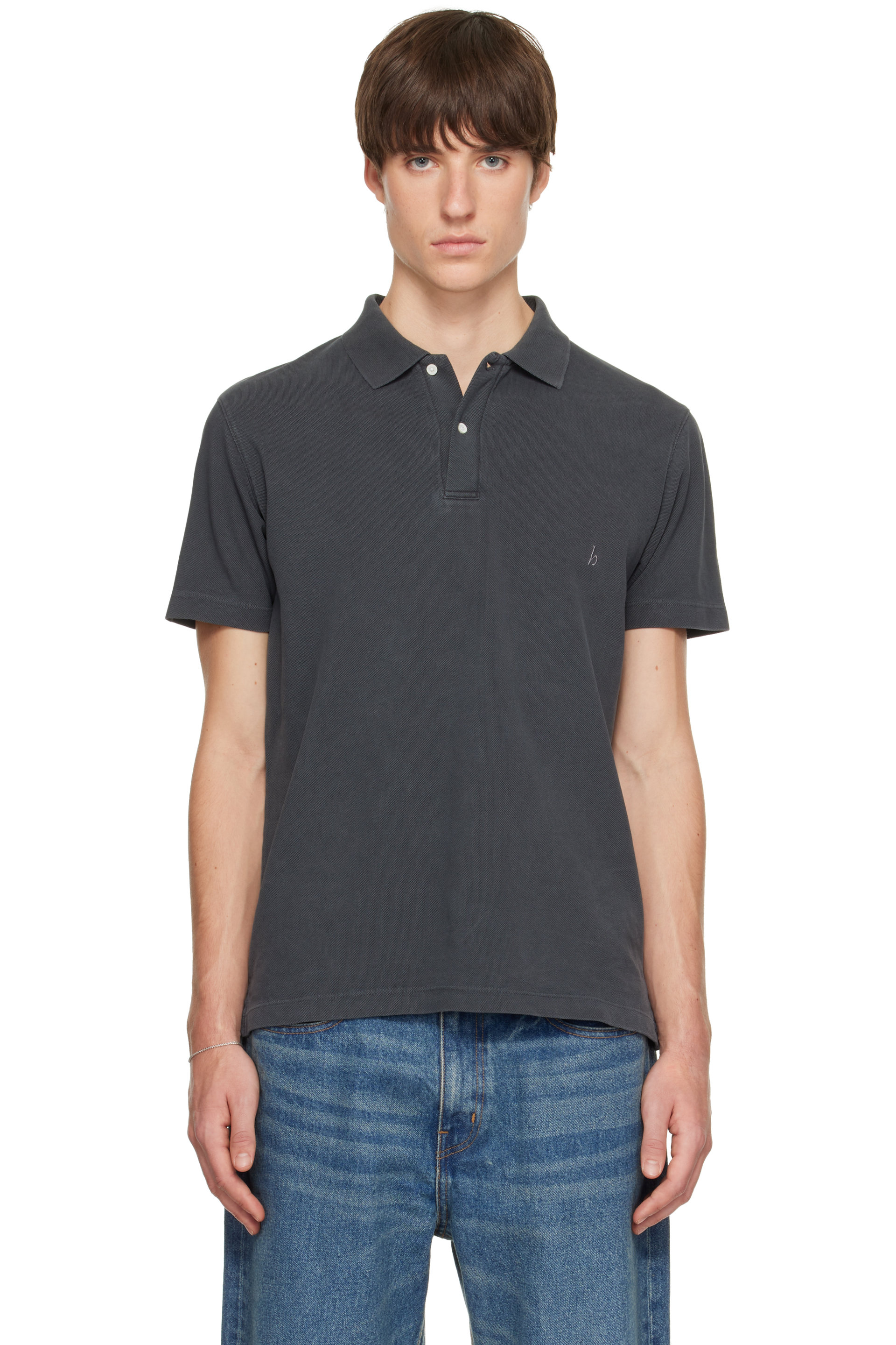 Hanover - Gray Sunwashed Staple Polo