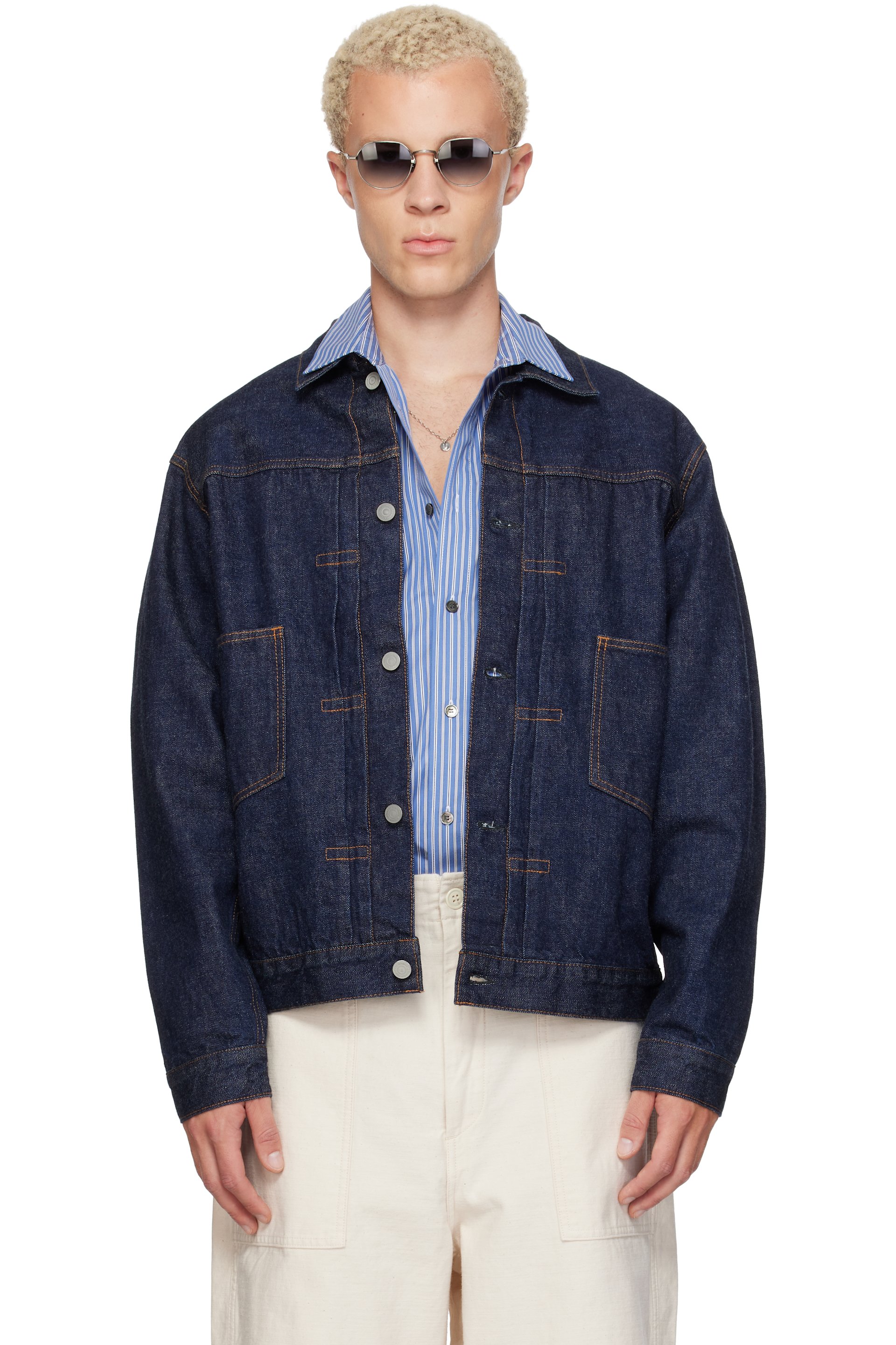 Ordinary Fits - Navy 2nd Type Denim Jacket