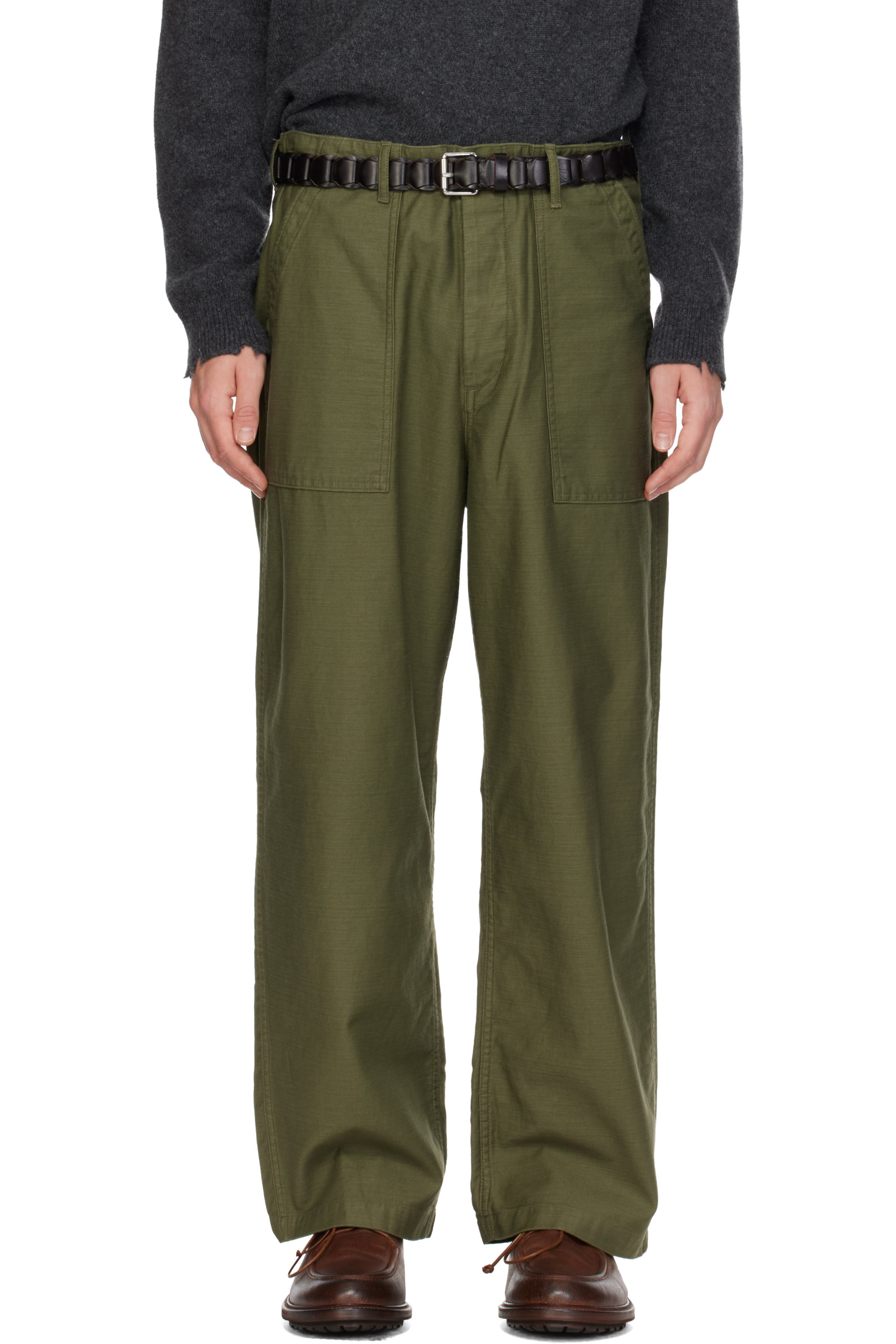 Ordinary Fits - Khaki Vintage Fatigue Trousers