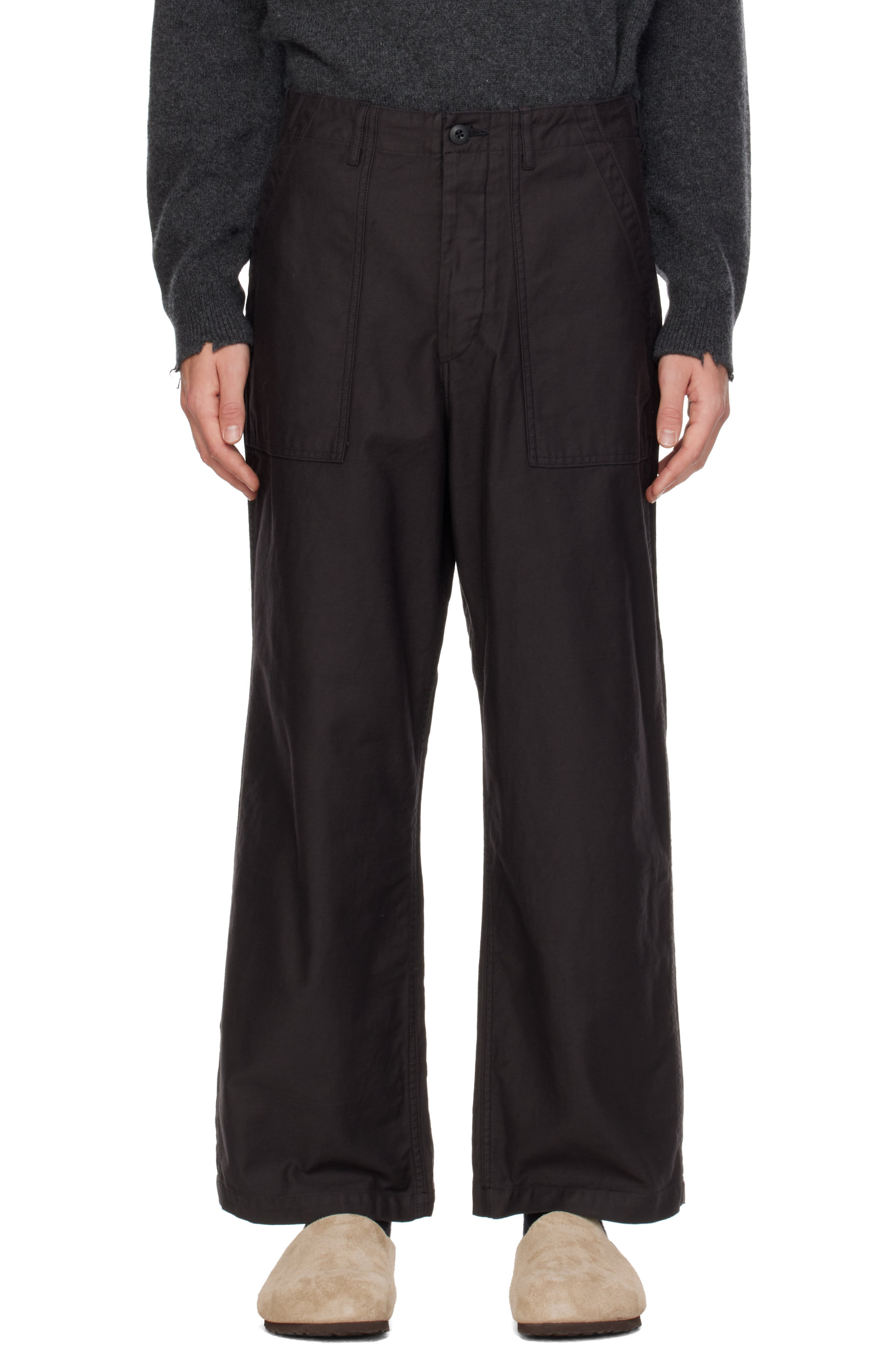Ordinary Fits - Black Vintage Fatigue Trousers