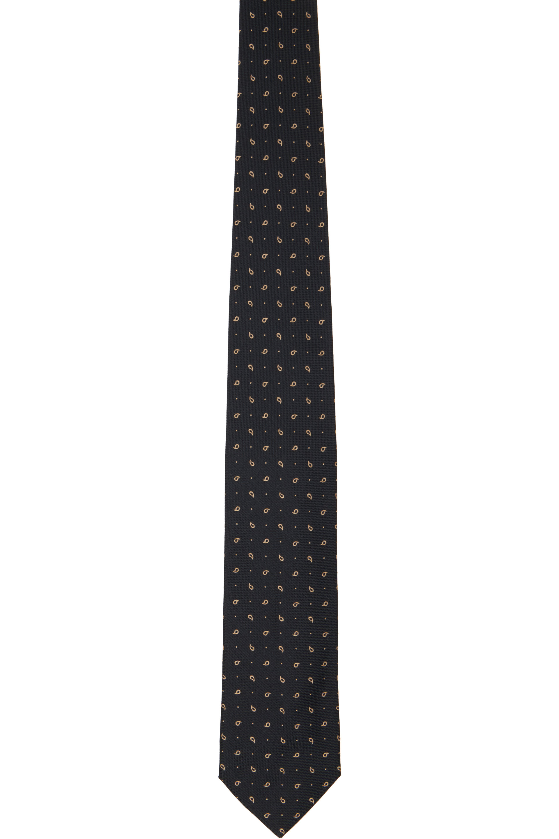 Sunflower - Black Silk Tie