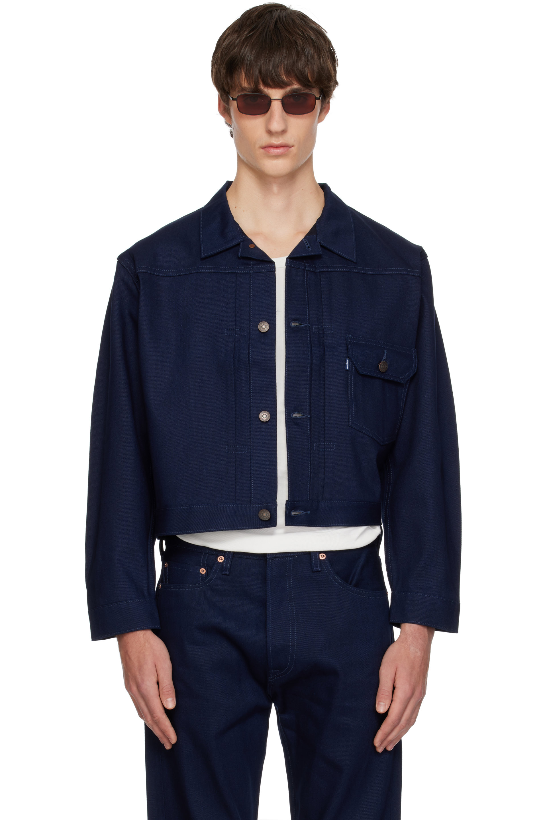 Levi's Blue Tab - Navy Type I Selvedge Denim Trucker Jacket