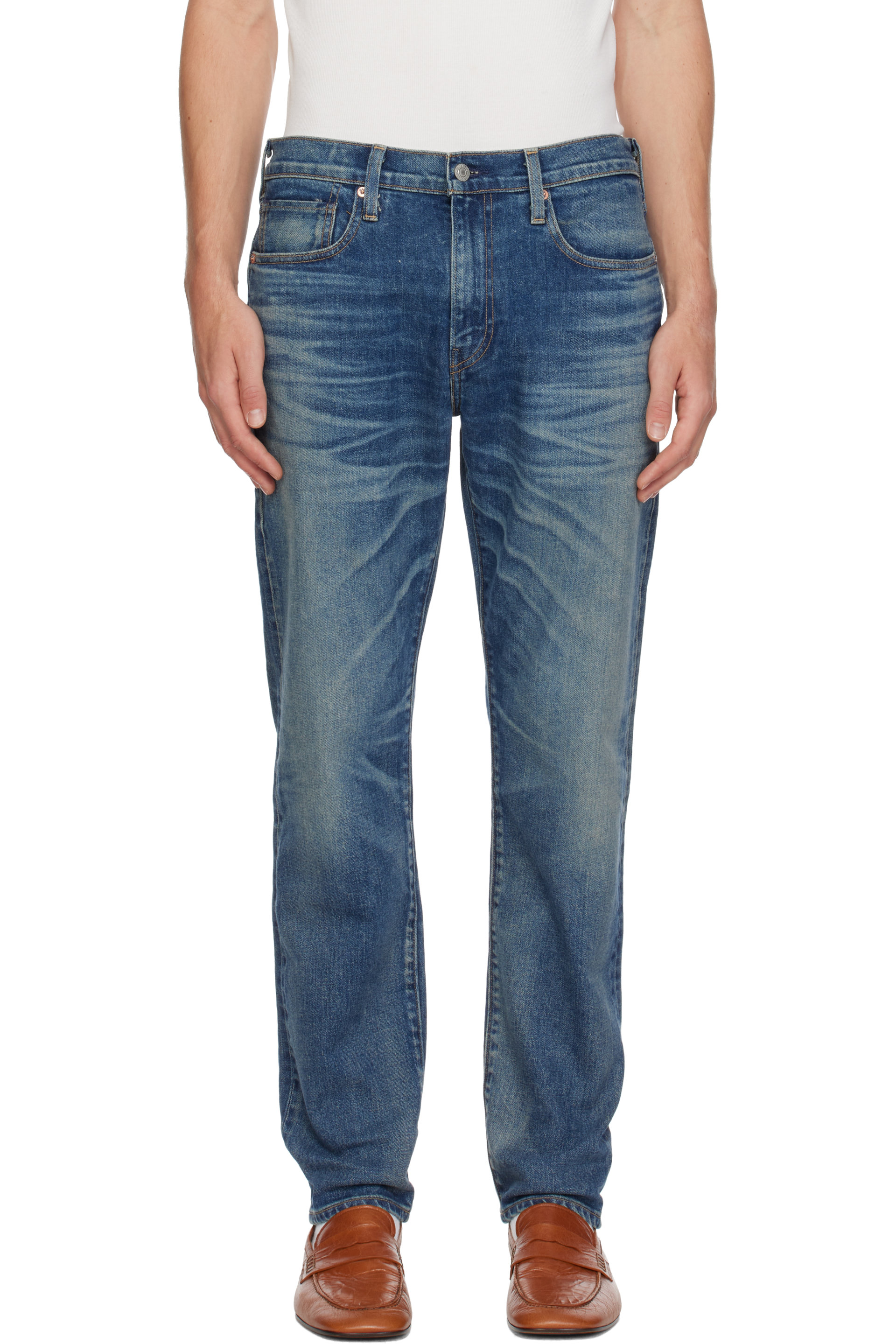 Levi's Blue Tab - Blue 502 Taper Selvedge Jeans