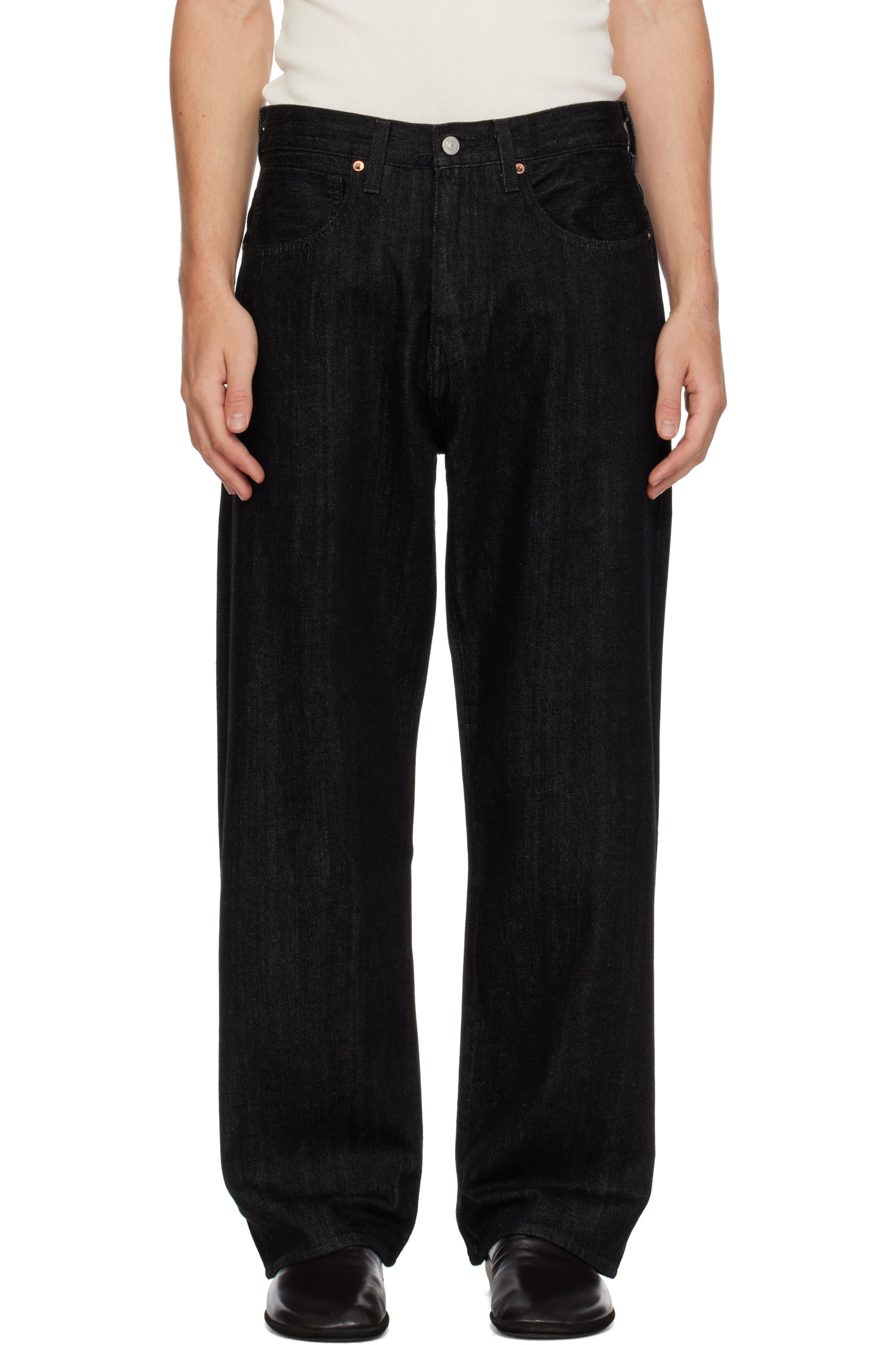 Levi's Blue Tab - Black Marker Loose Selvedge Jeans