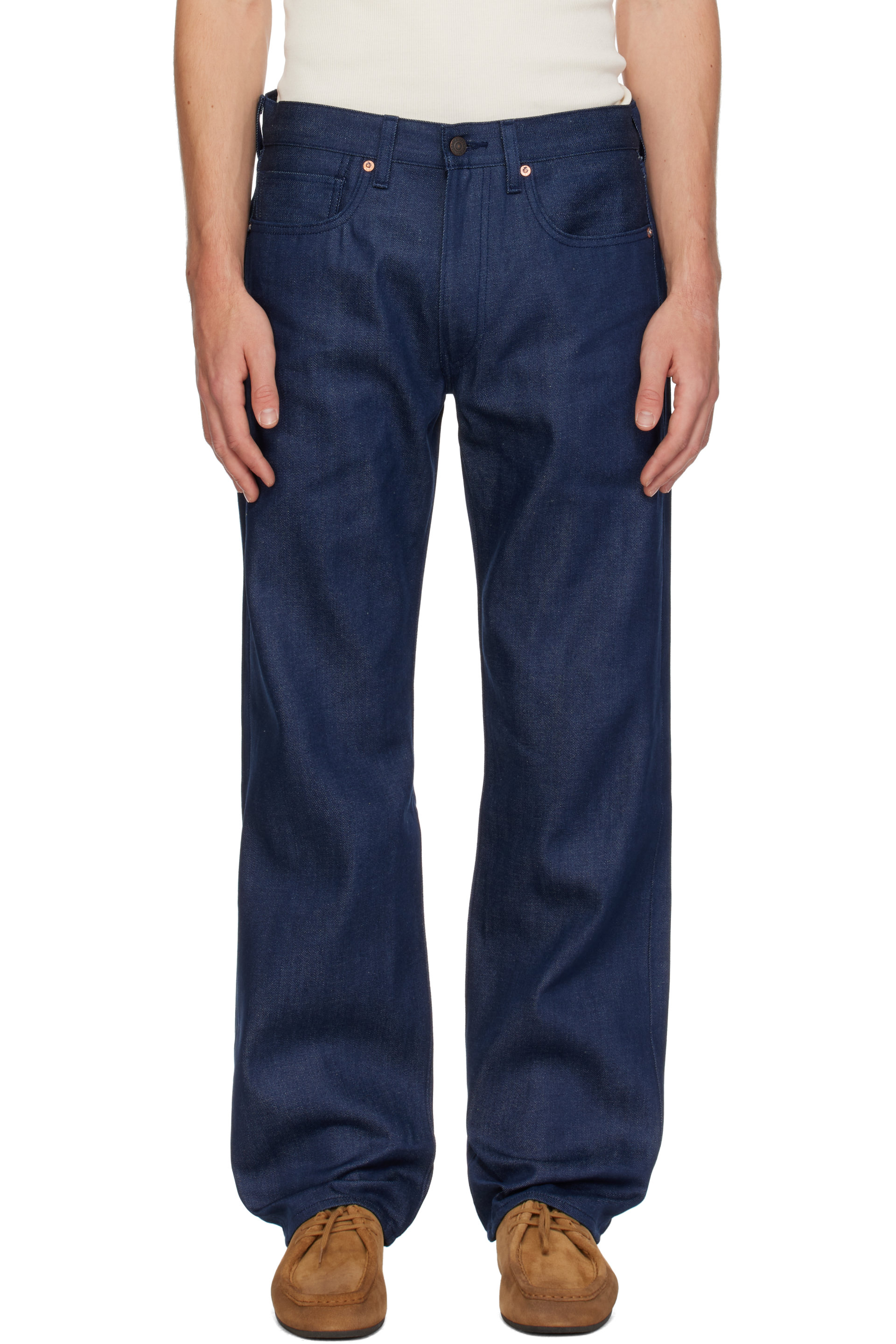 Levi's Blue Tab - Navy Anchor Relaxed Selvedge Jeans