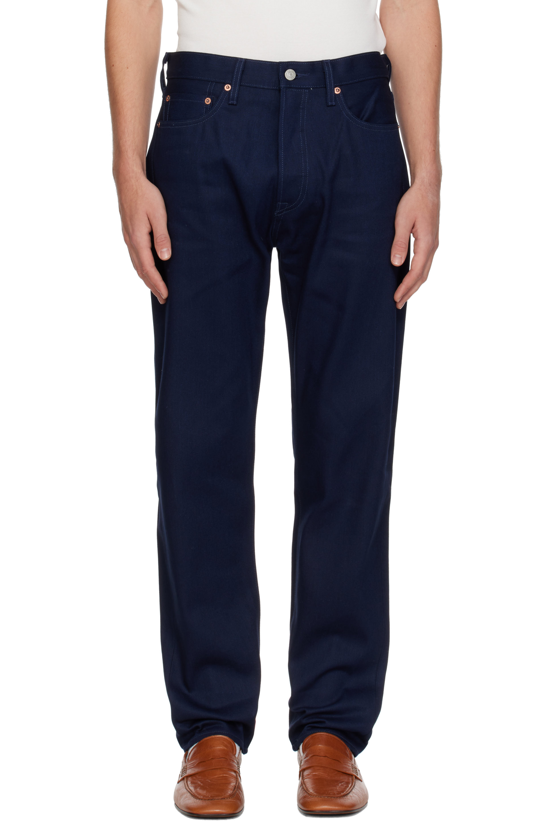 Levi's Blue Tab - Navy 1980s 501 Original Selvedge Jeans