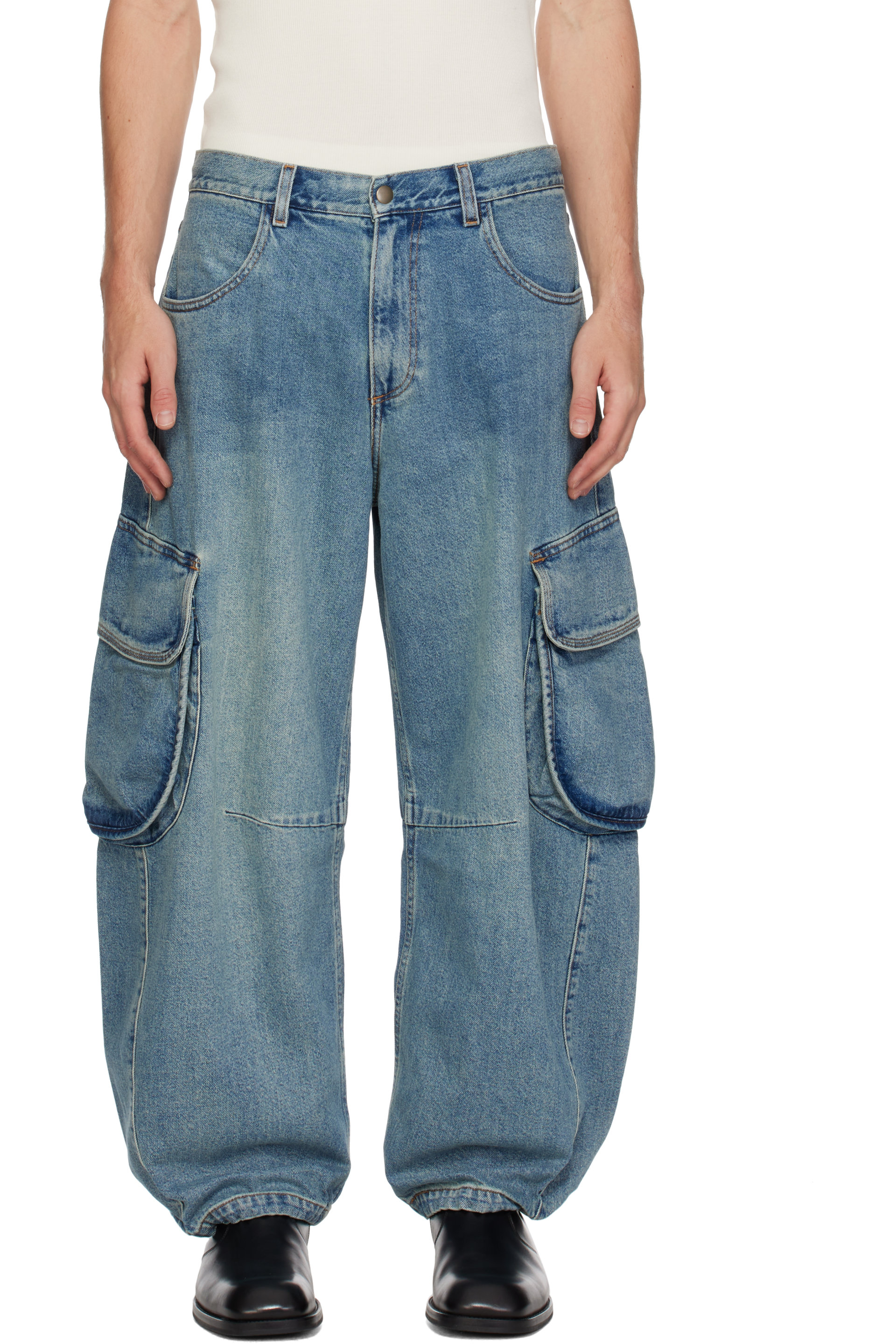 Levi's Blue Tab - Blue Denim Cargo Pants