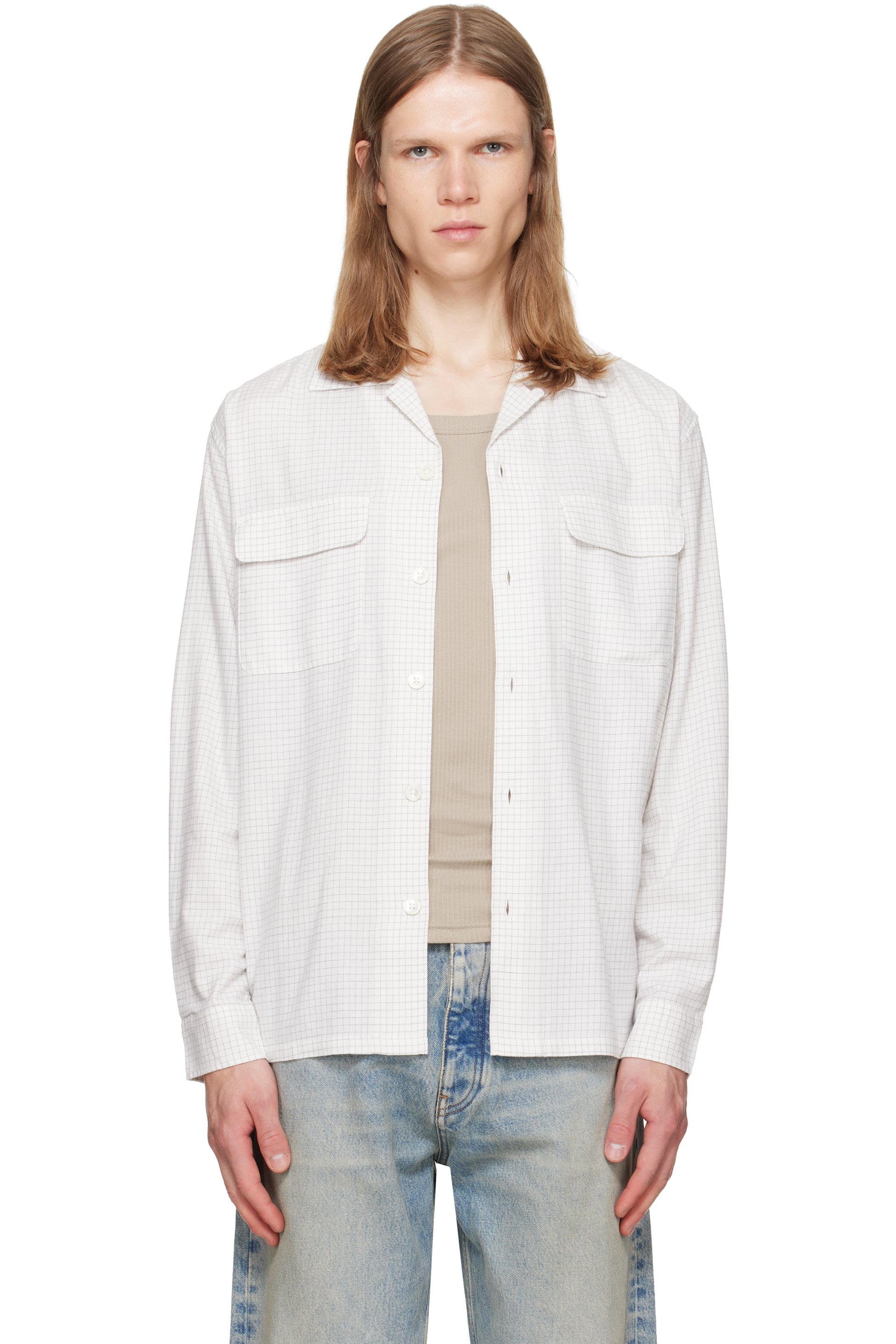 Sunflower - White Pocket Shirt