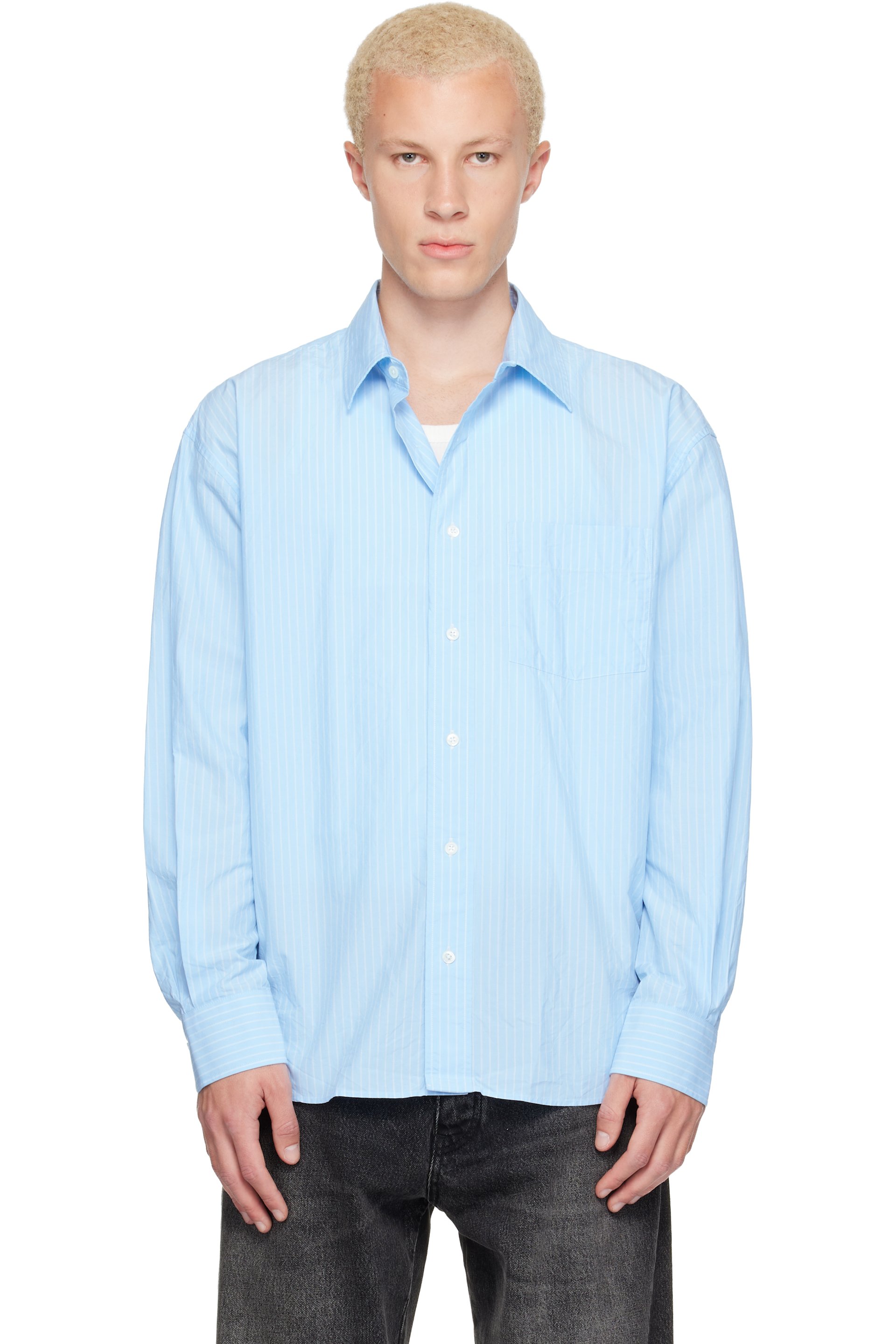 Sunflower - Chemise New Base bleue