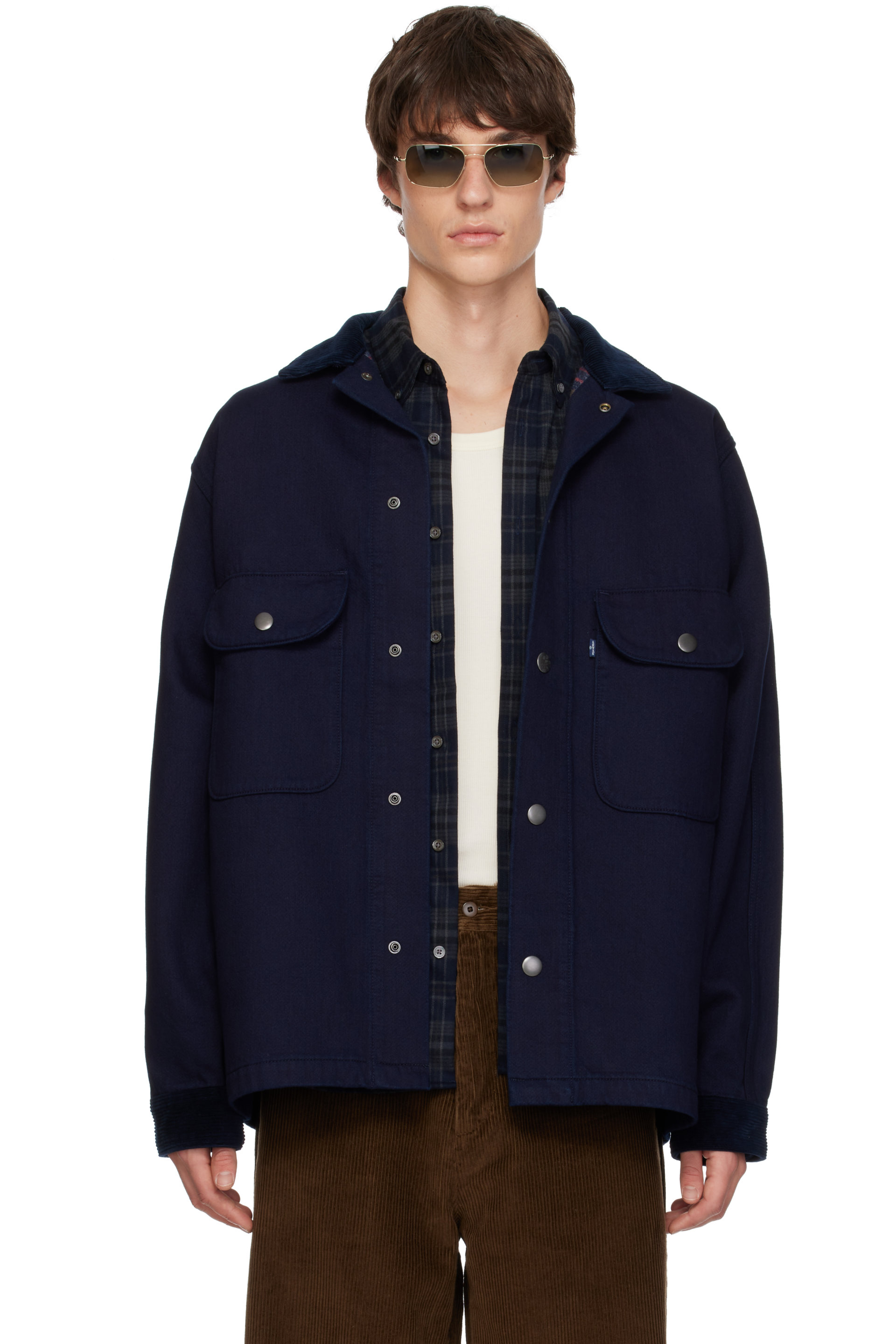 Levi's Blue Tab - Surchemise bleu marine en denim