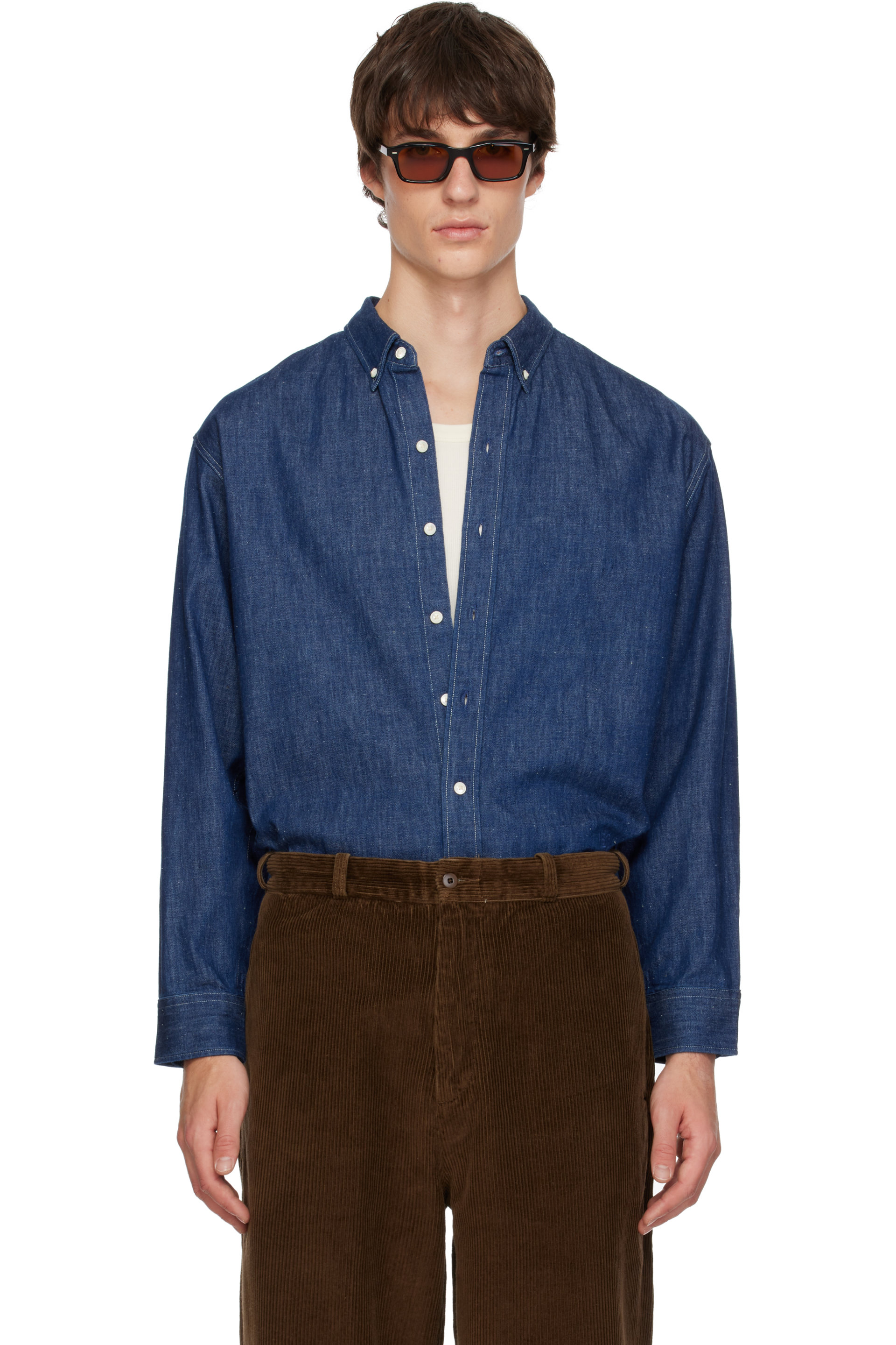 Levi's Blue Tab - Blue Relaxed Denim Button-Down Shirt