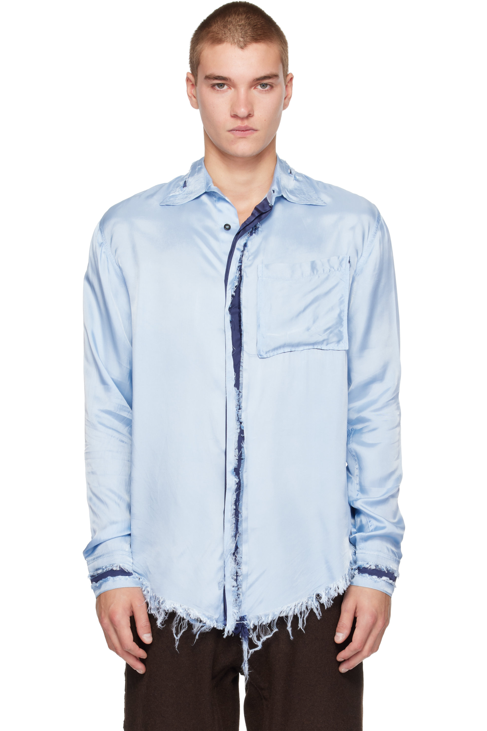 Edward Cuming - Blue Simple Scratch Shirt