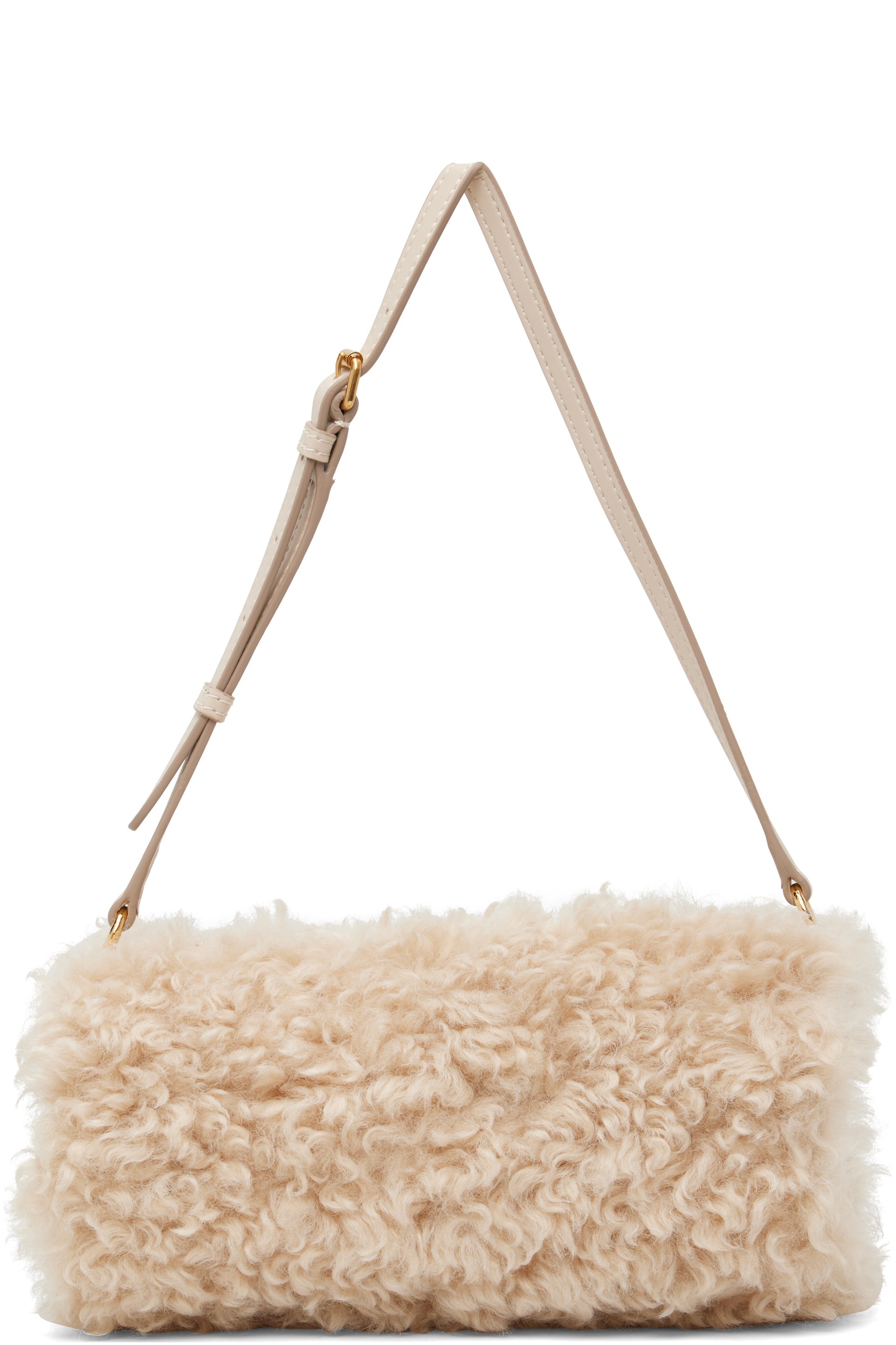 Stella McCartney - Beige Logo Bracelet Pouch