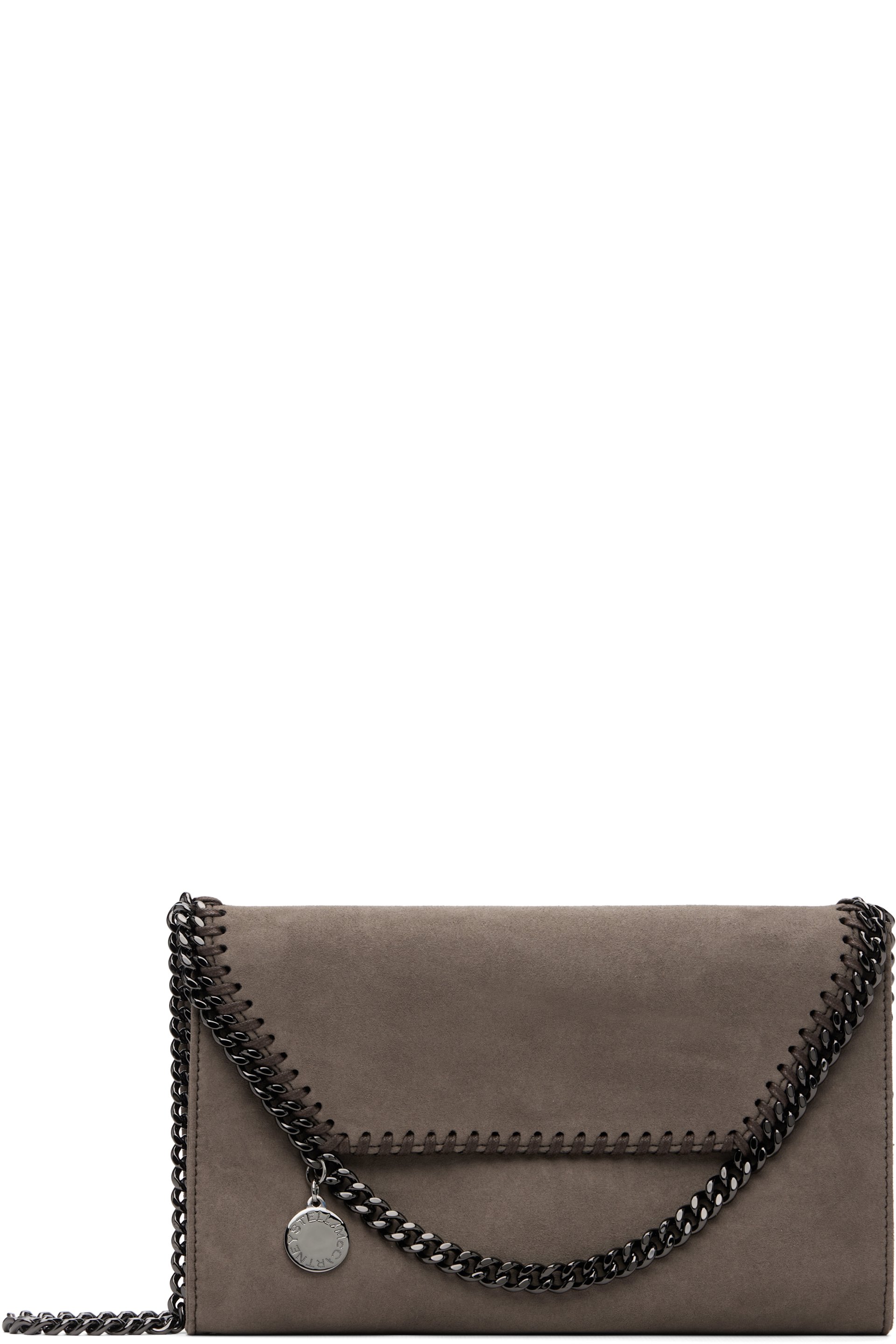 Stella McCartney - Taupe Falabella Continental Wallet On Chain Bag