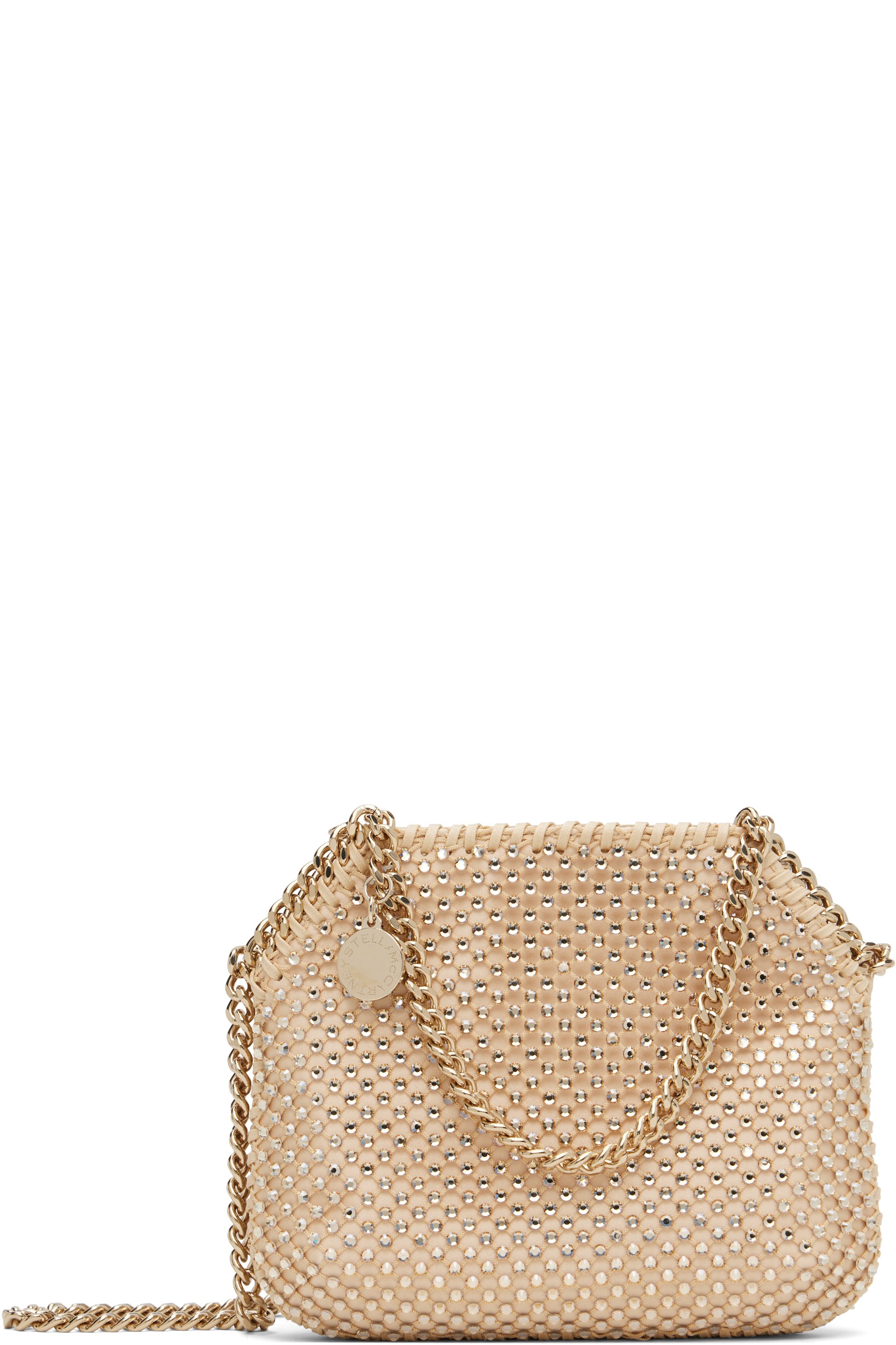 Stella McCartney - Beige Falabella Mini Shoulder Bag