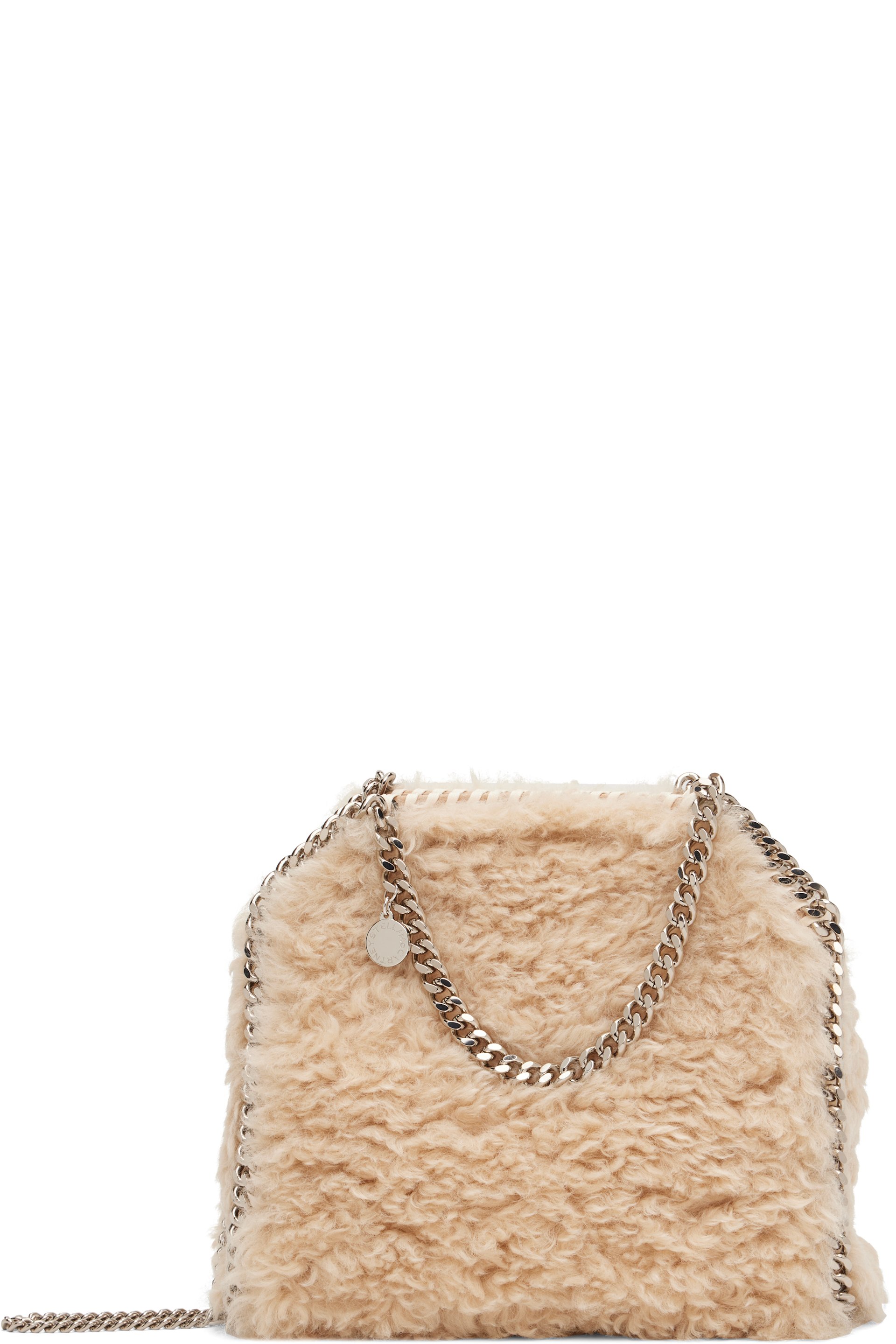Stella McCartney - Beige Falabella Mini Shoulder Bag