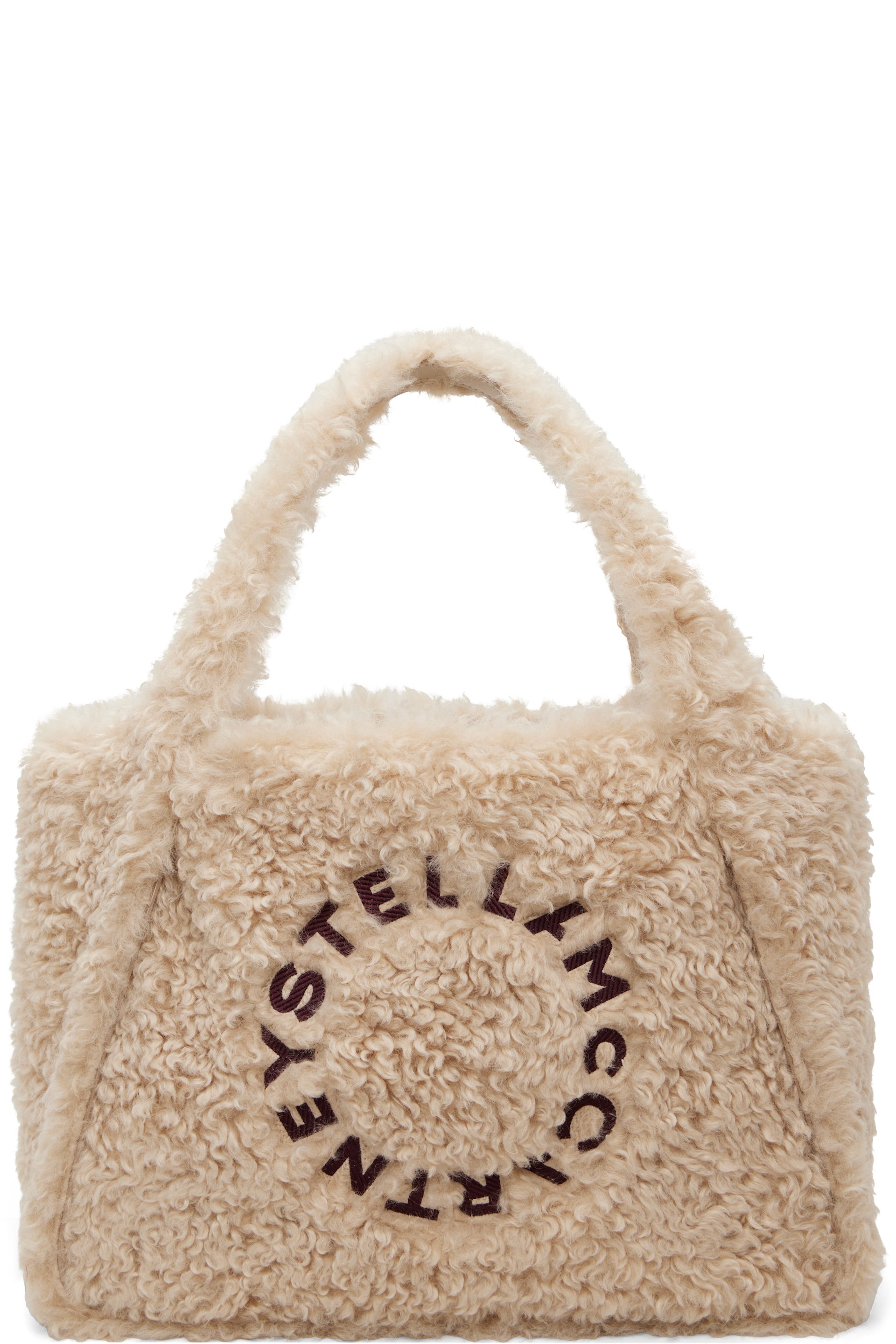 Stella McCartney - Beige Large Logo Tote