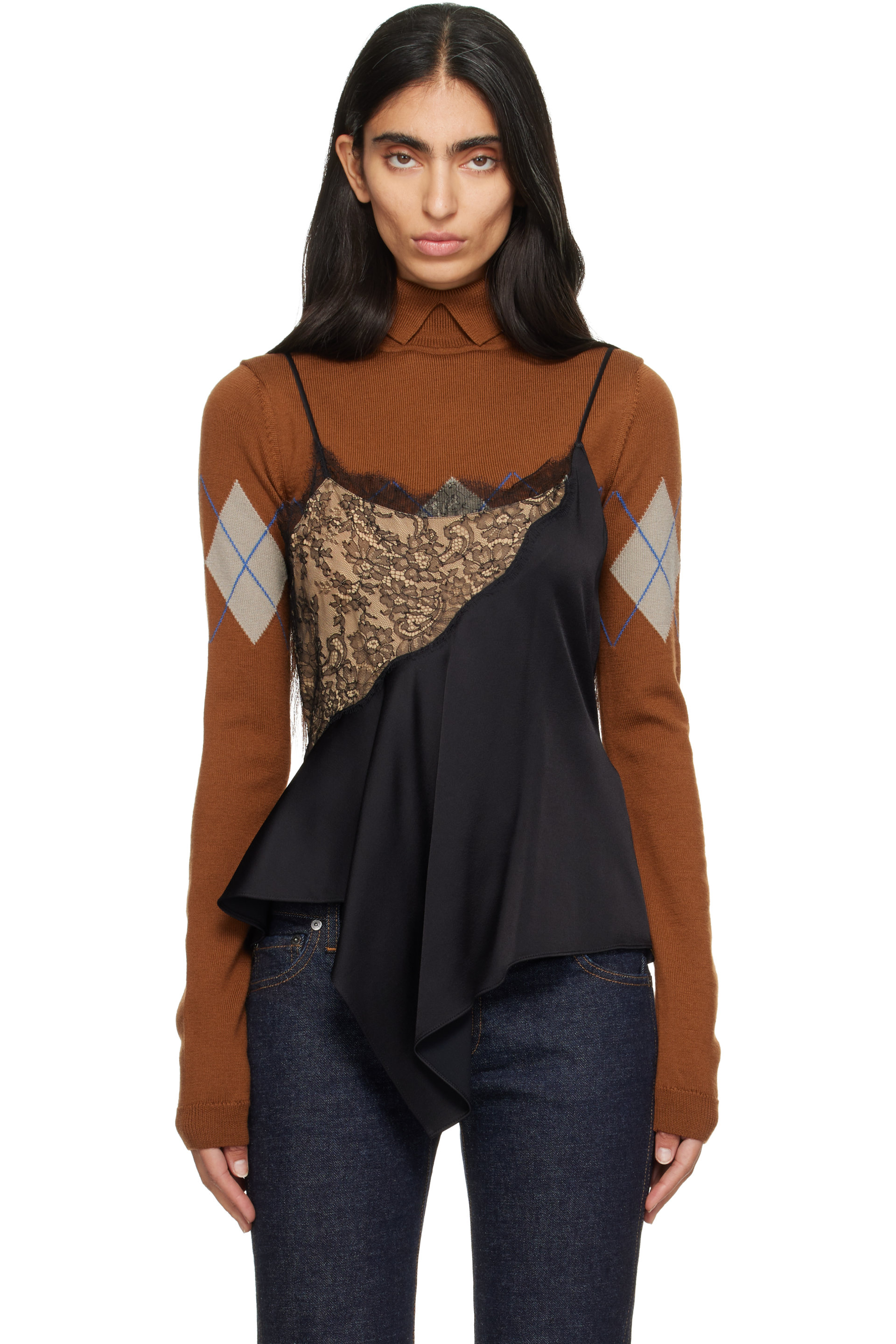 Stella McCartney - Black Lace-Trimmed Camisole
