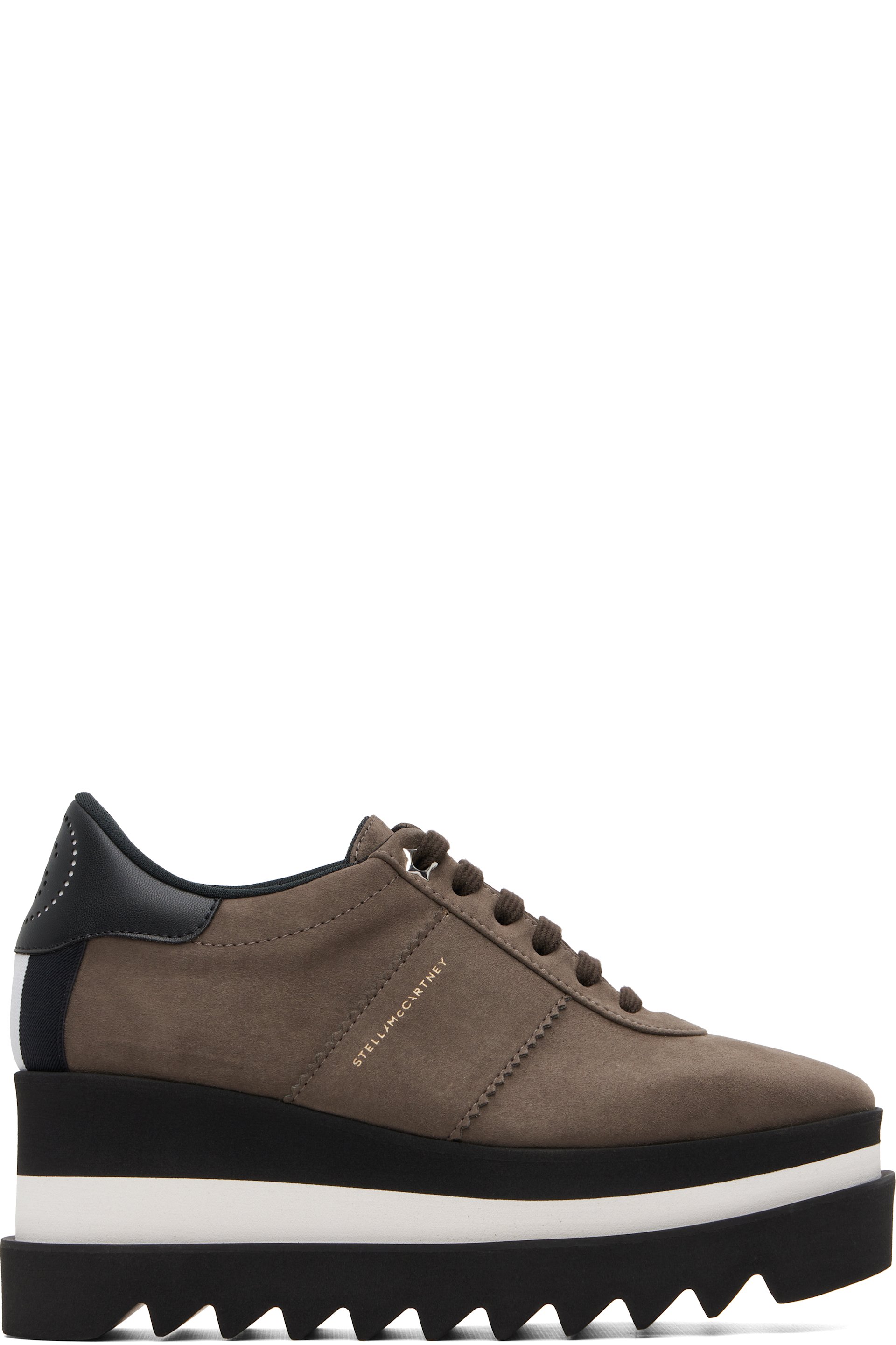 Stella McCartney - Taupe Sneak-Elyse Platform Sneakers