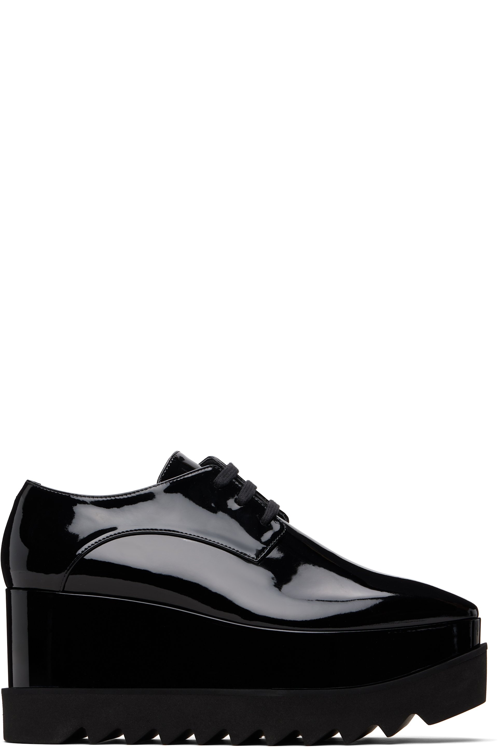 Stella McCartney - Black Limited Edition Elyse Monochrome Platform Derbys