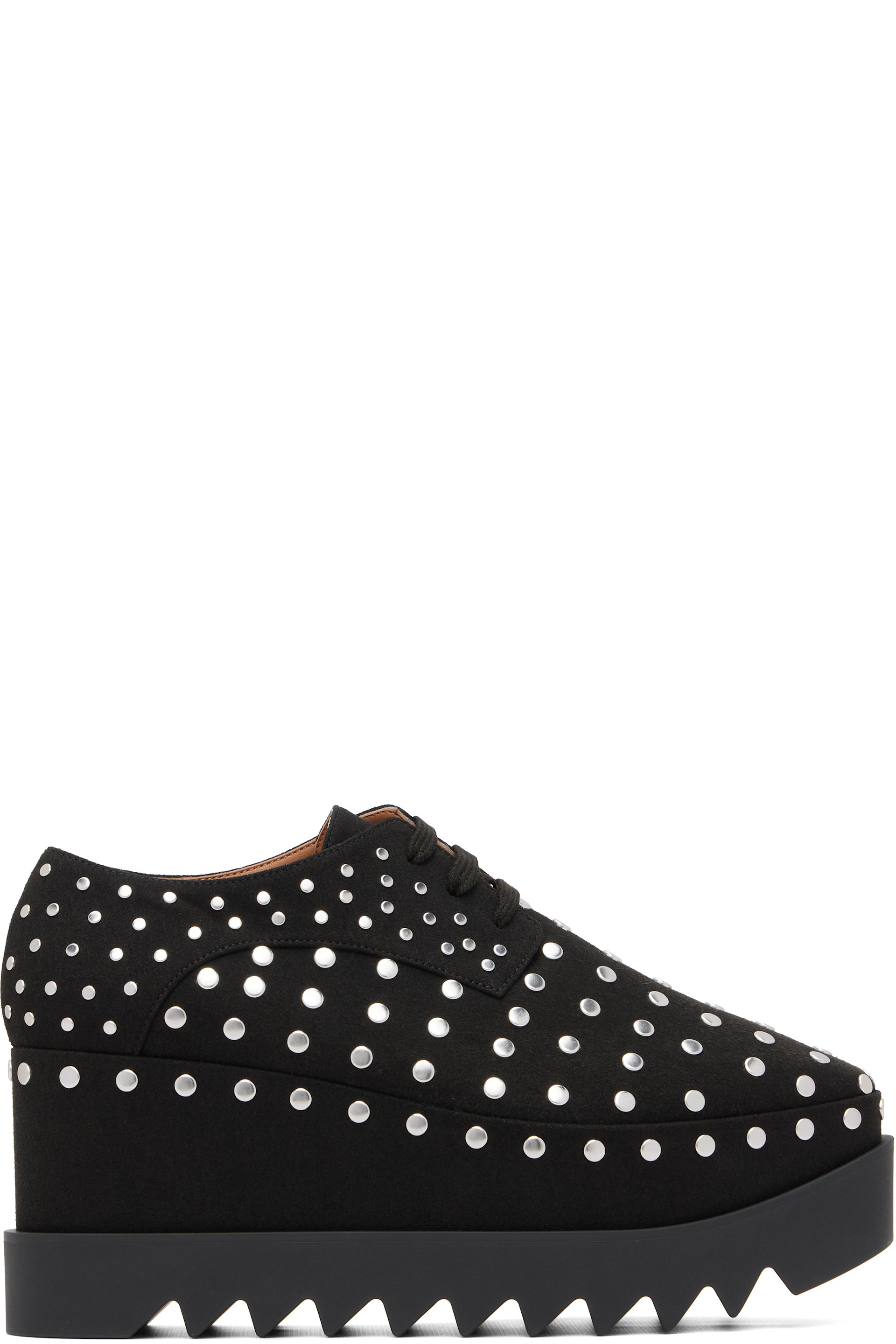 Stella McCartney - Black Elyse Studded Platform Derbys