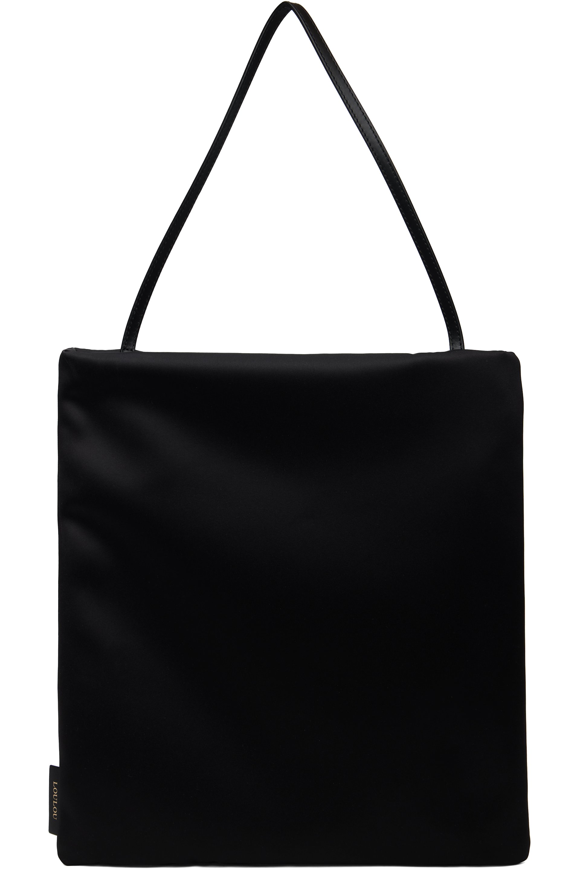 Loulou de Saison - Black Anthea Satin Day Tote