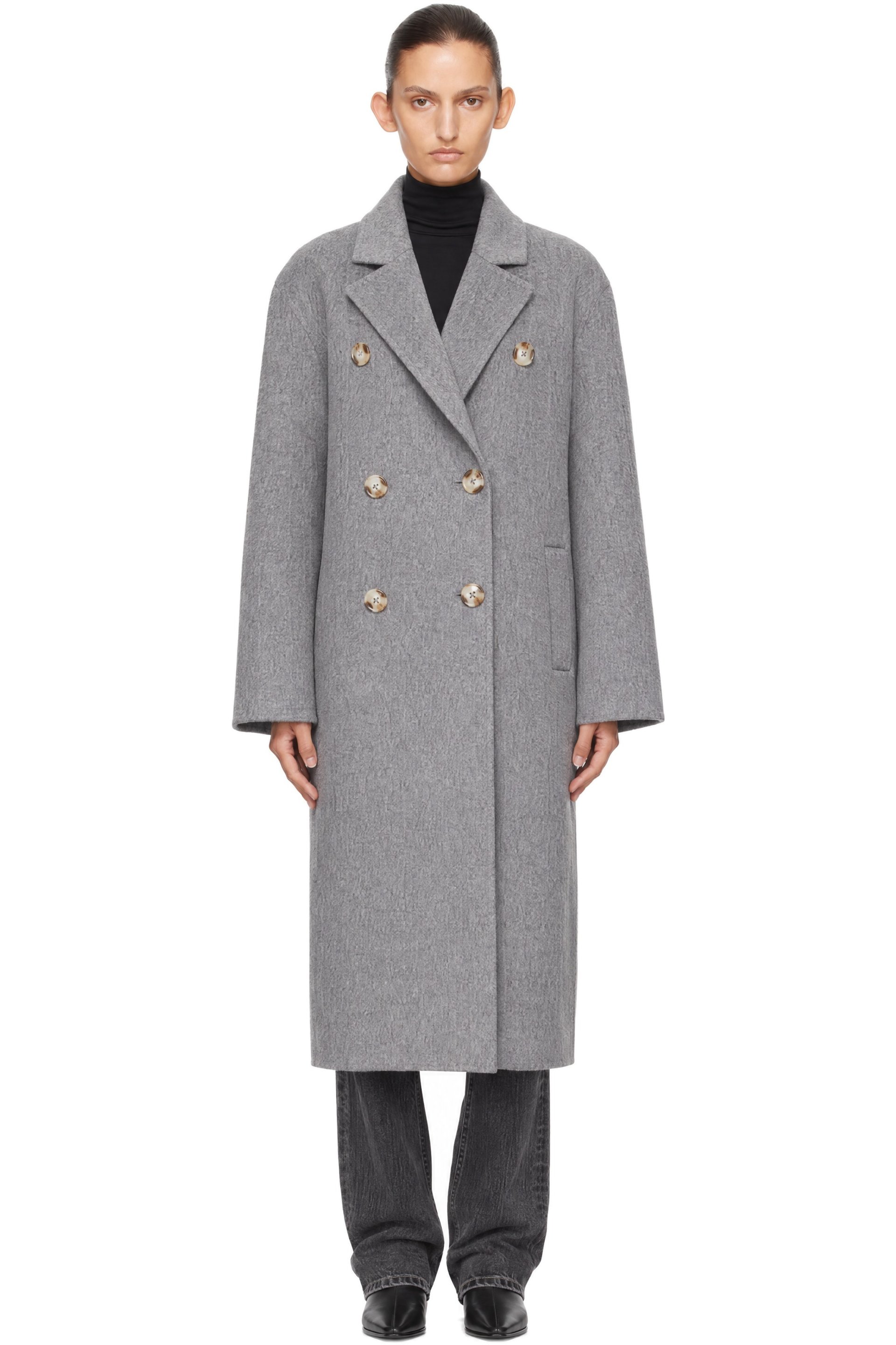 Loulou de Saison - Gray Irvin Long Wool Coat