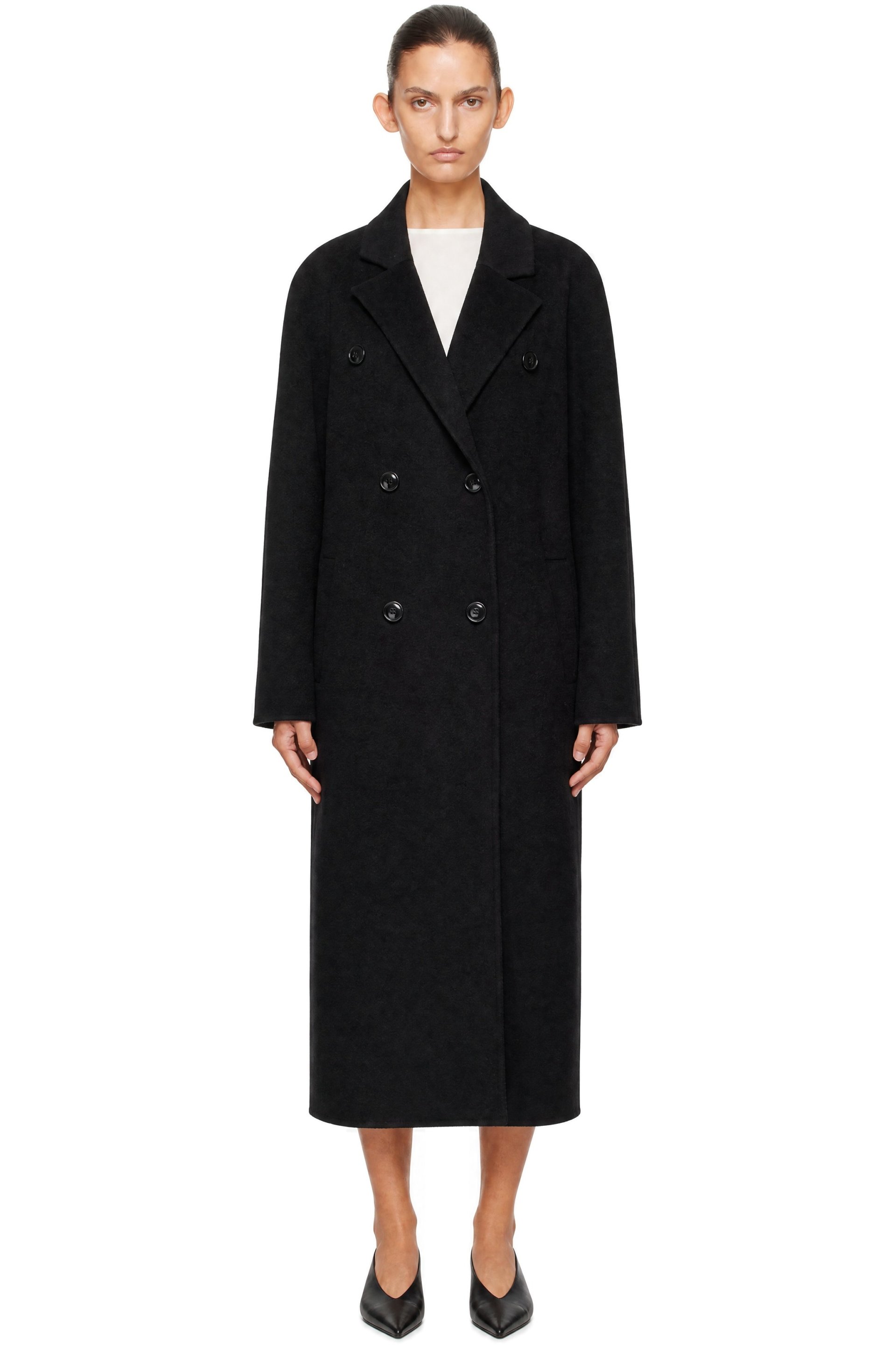 Loulou de Saison - Black Irvin Long Wool Coat