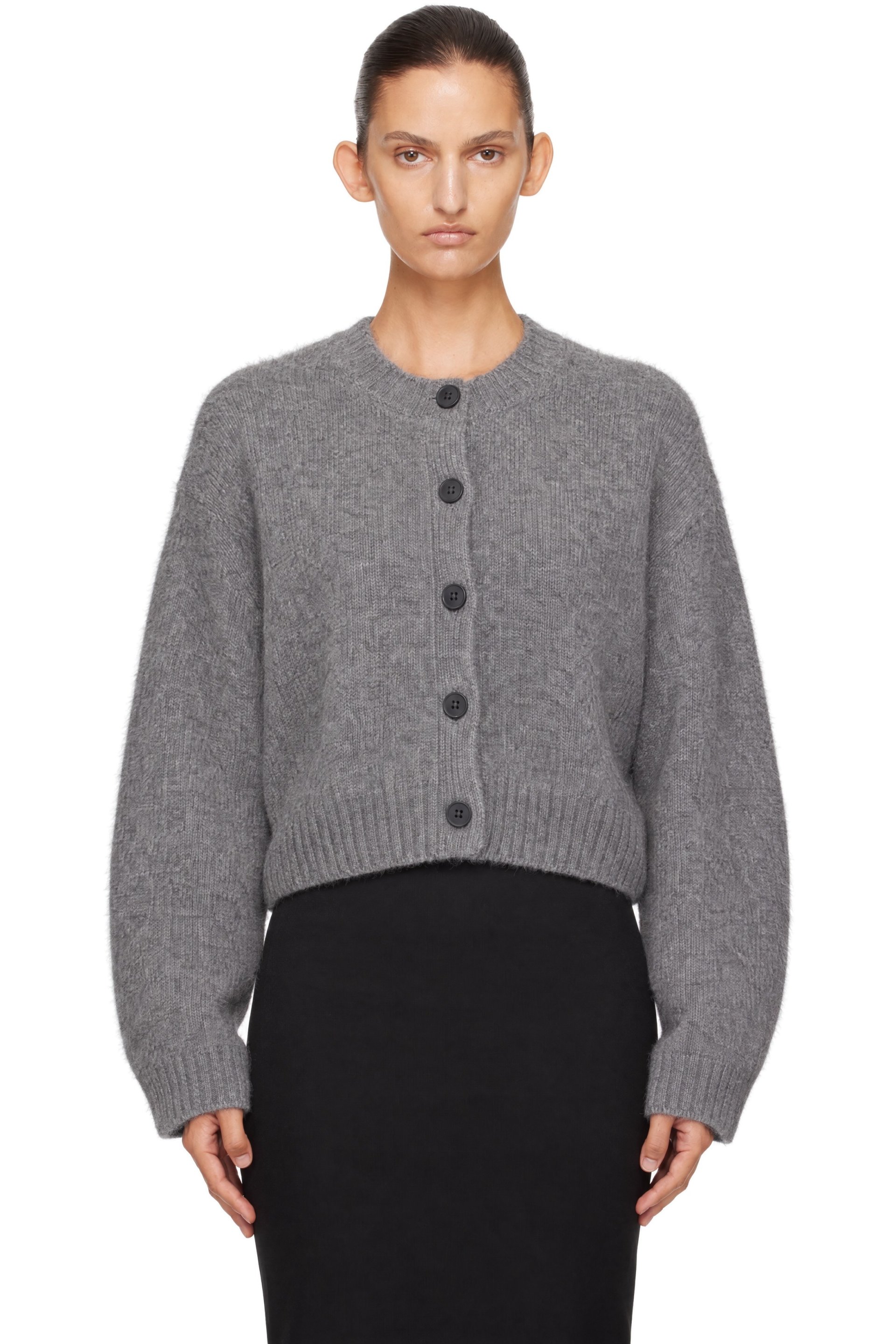Loulou de Saison - Gray REMUS Yak Blend Cardigan