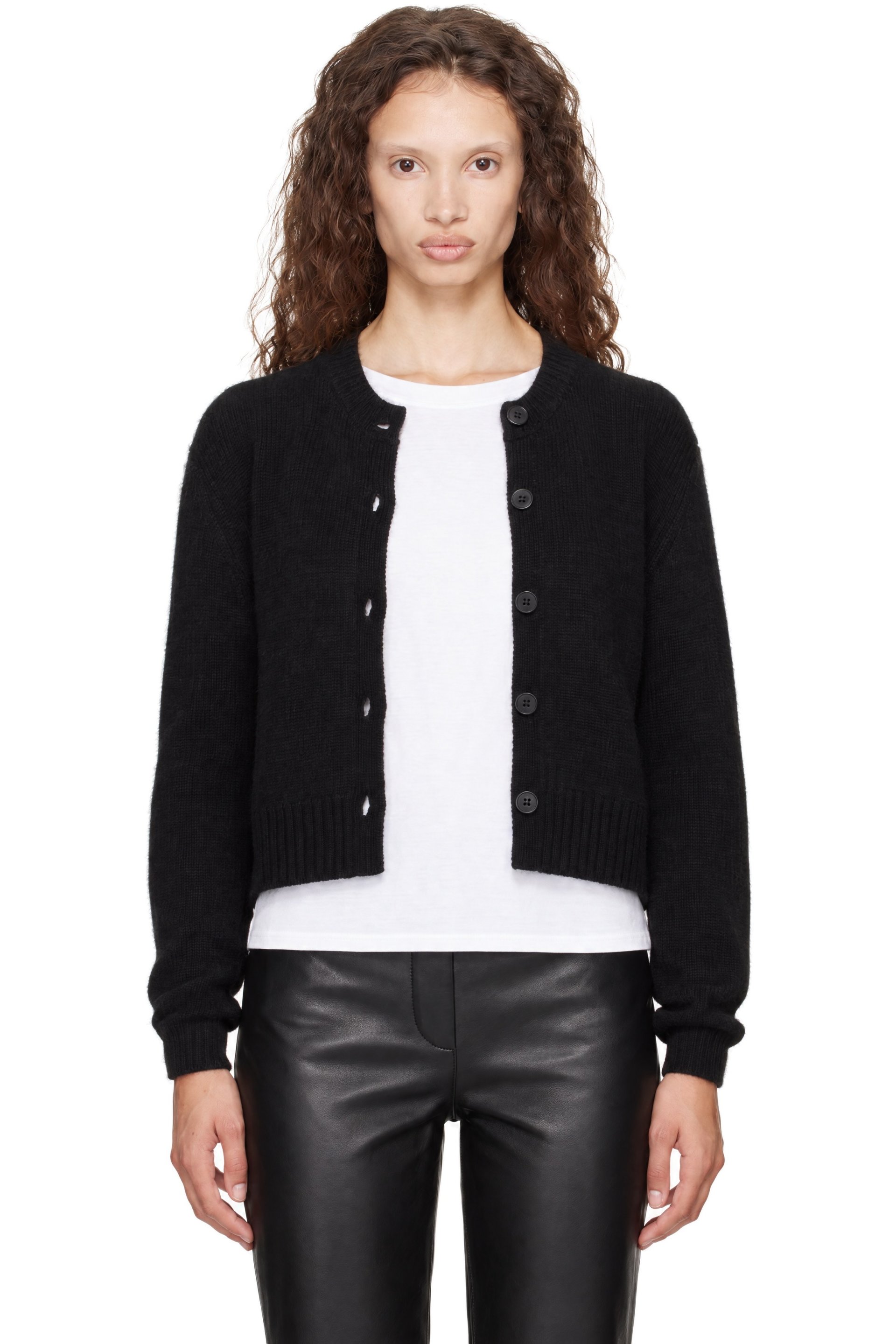Loulou de Saison - Black REMUS Yak Blend Cardigan