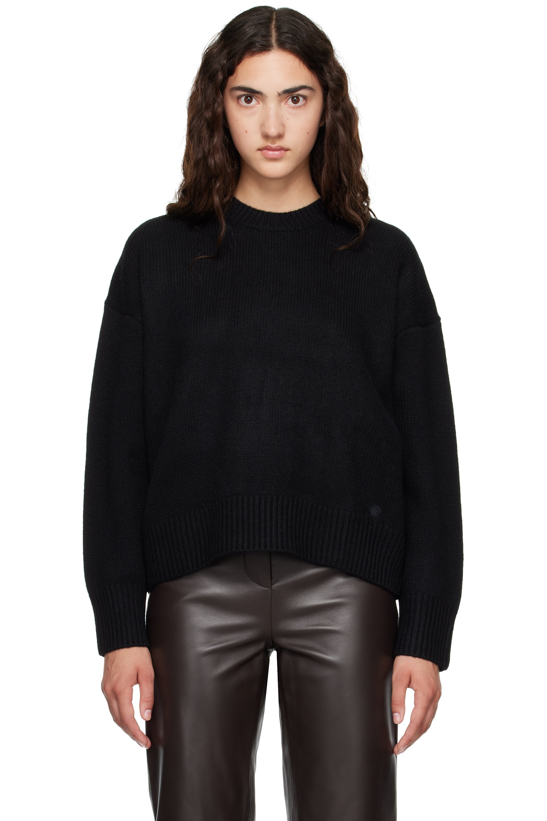 Loulou de Saison - Black PIA LDS Oversized Sweater