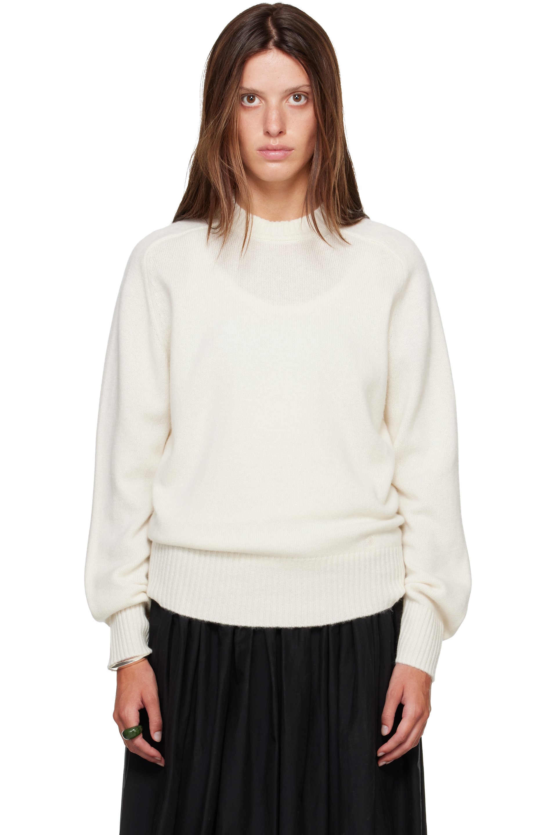 Loulou de Saison - Off-White BALTRA LDS Cashmere Sweater