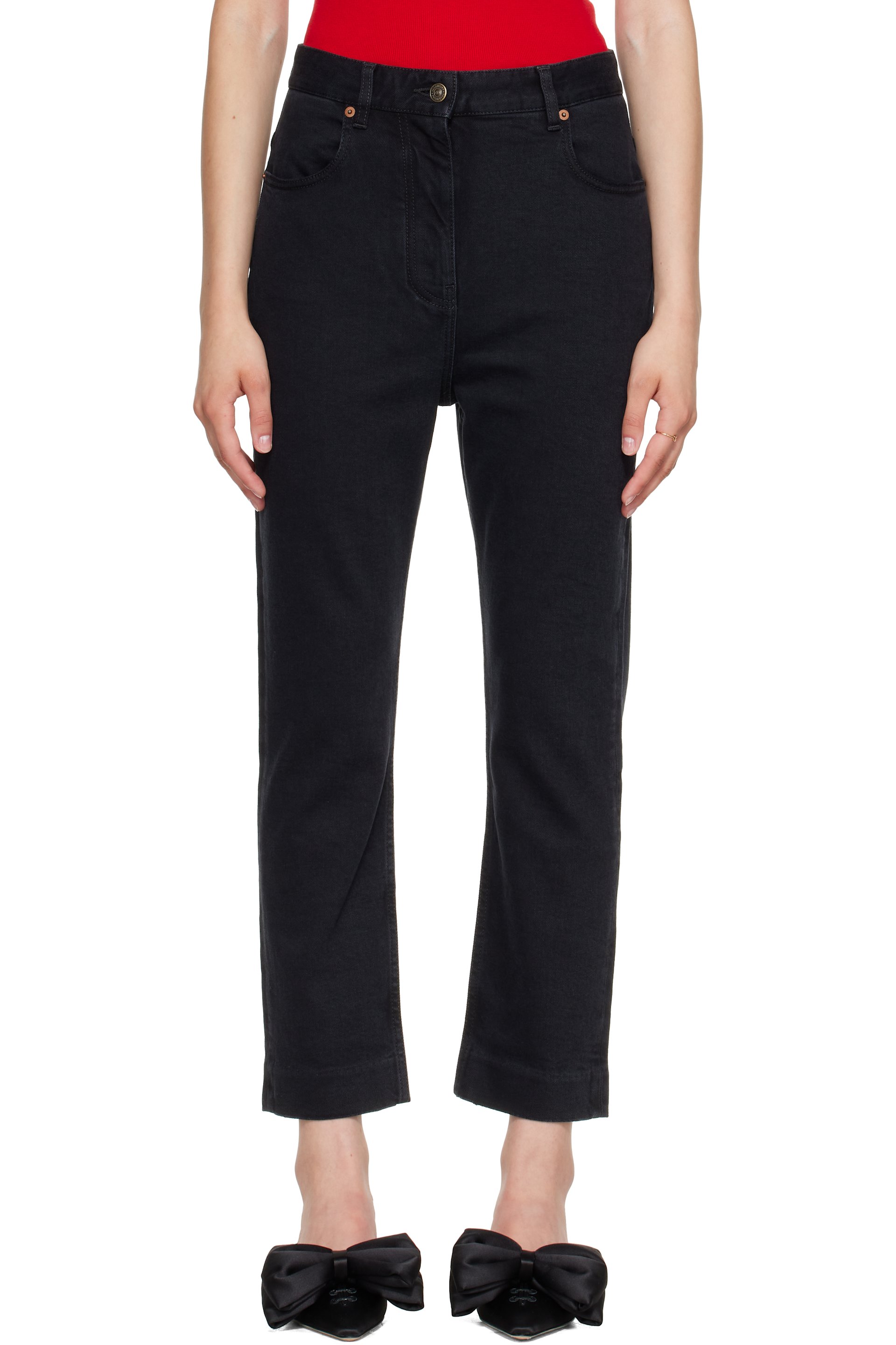 Valentino - Black Stretch Denim Jeans
