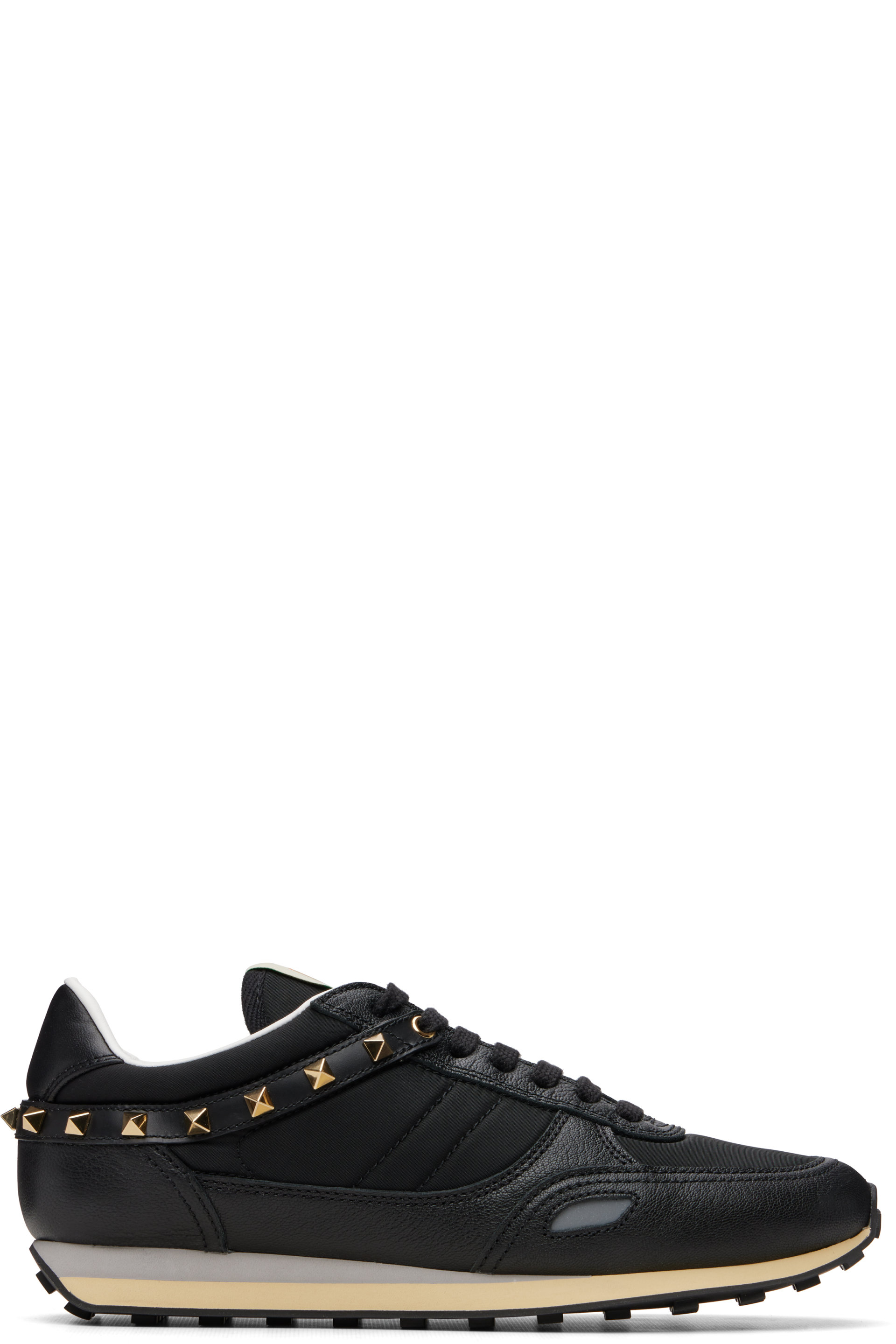 Valentino Garavani - Black Stud Up Sneakers