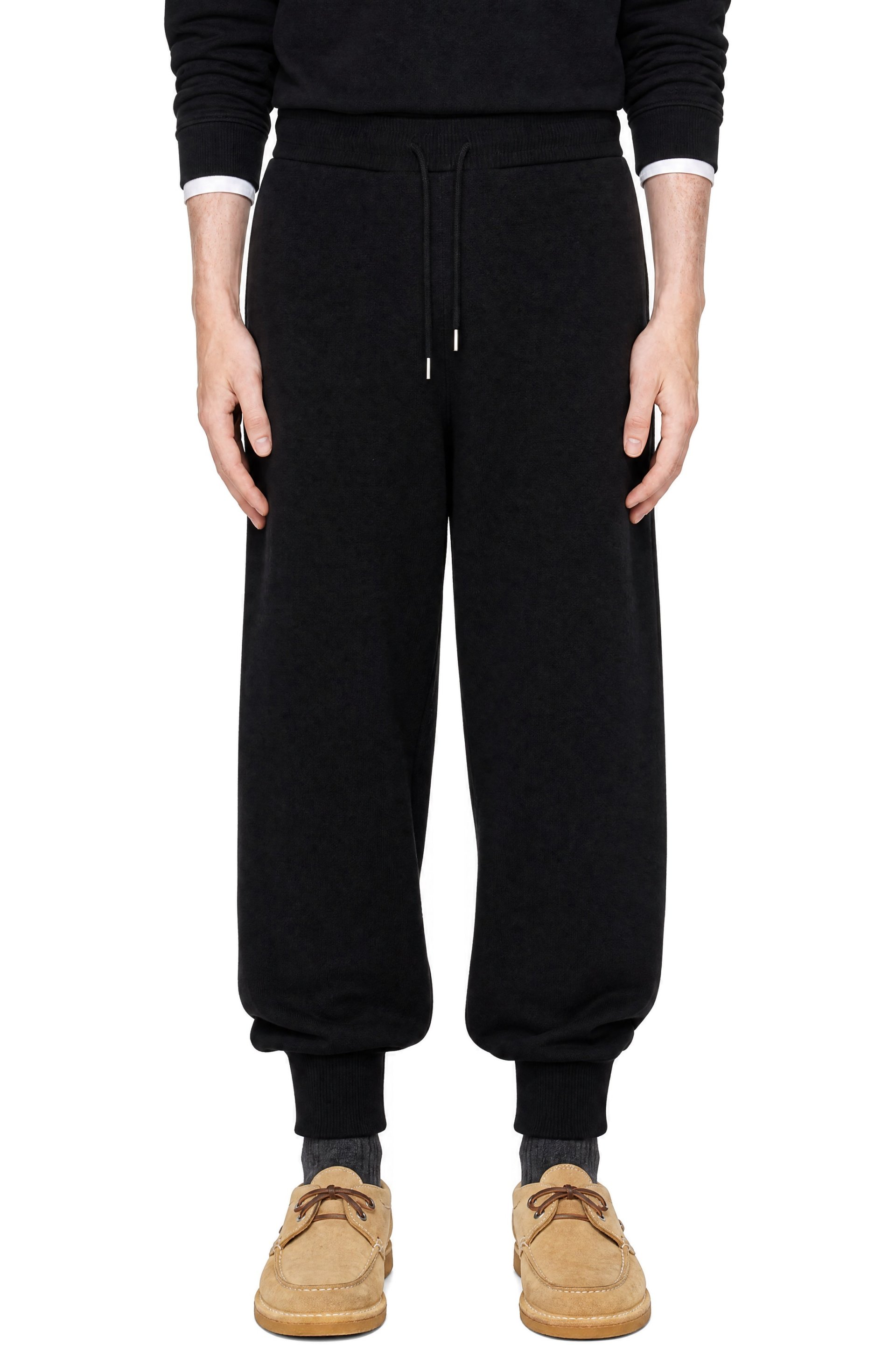 AMI Paris - Black Wool Track Pants