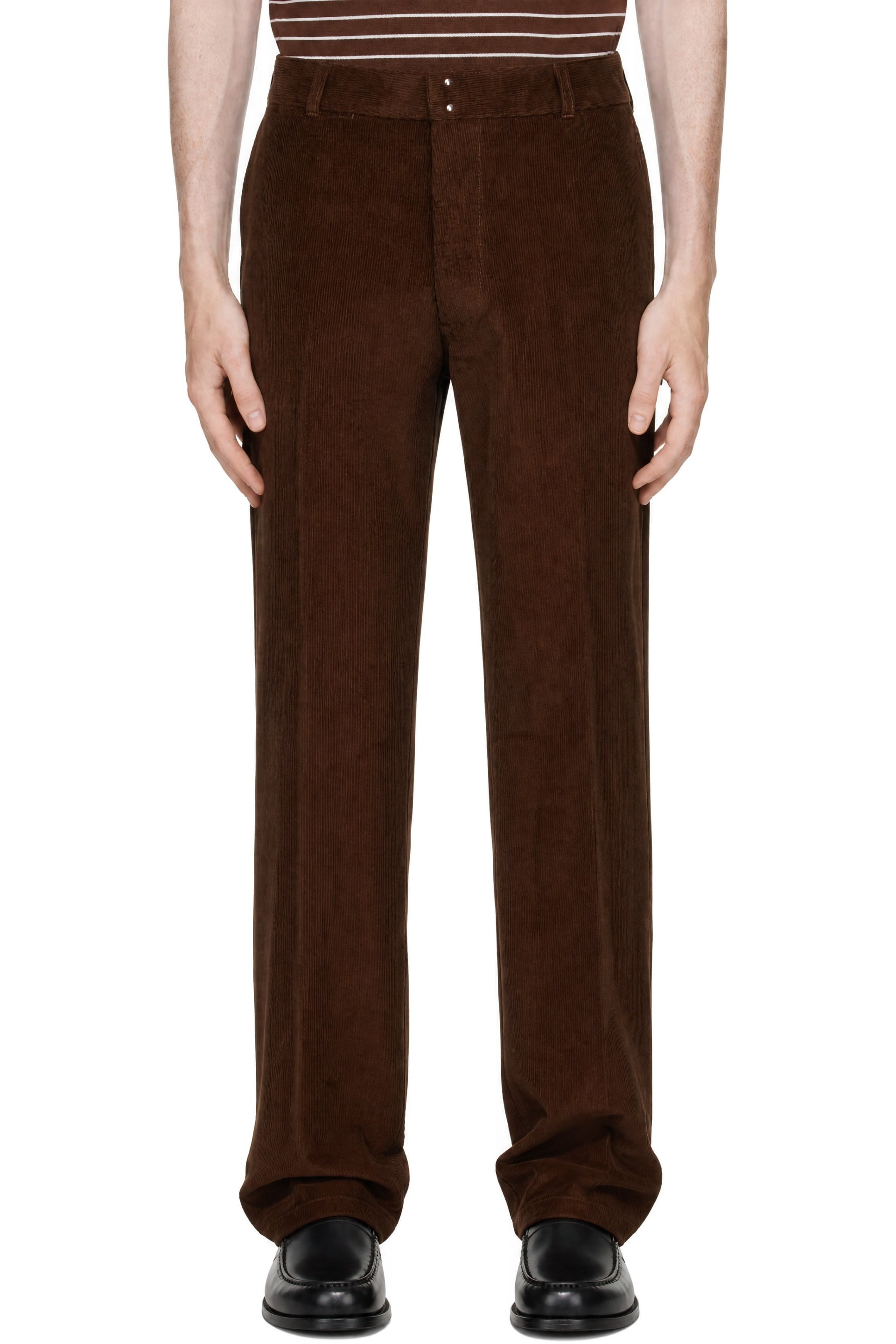 AMI Paris - Brown Paris Fit Trousers