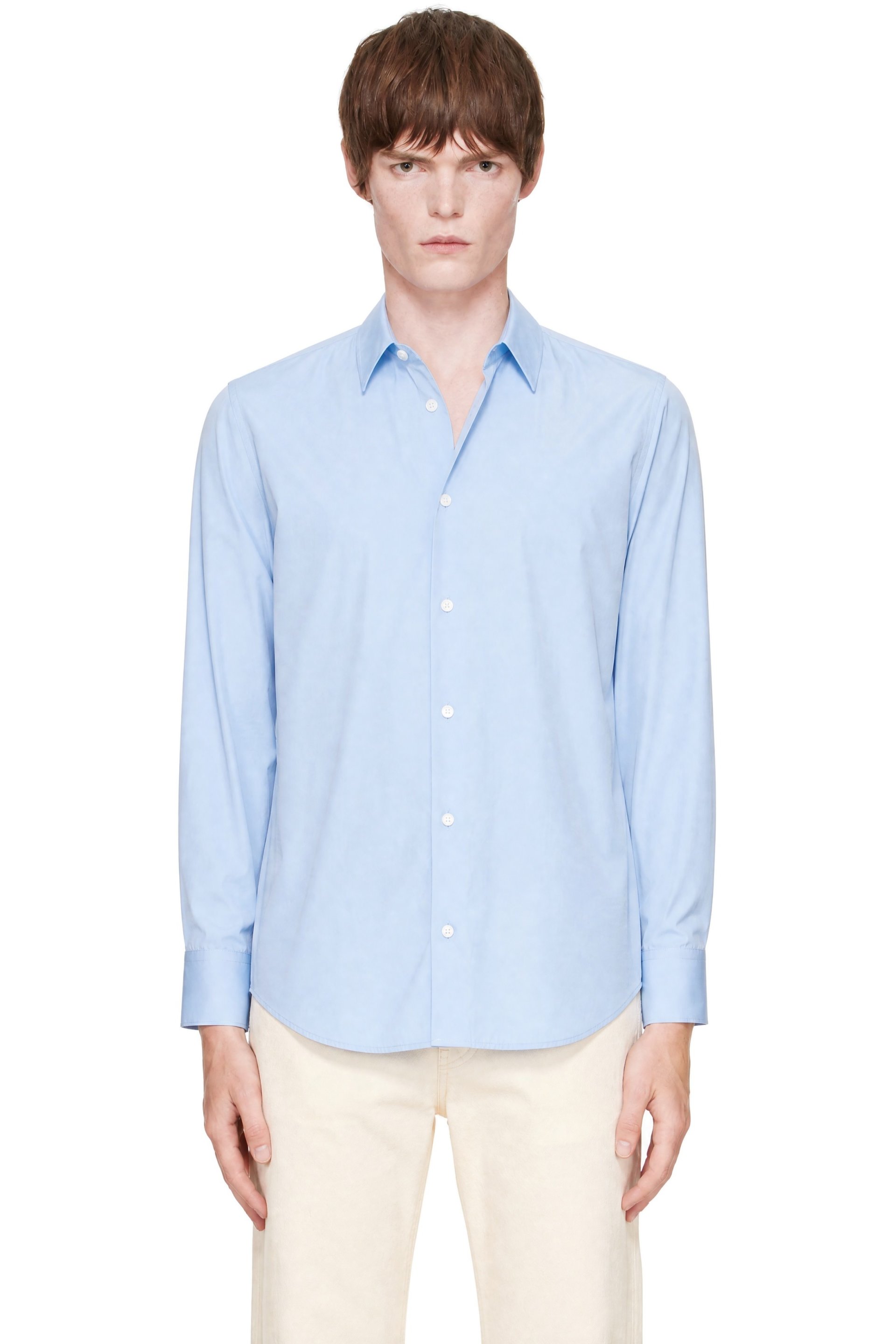 AMI Paris - Blue Cotton Ami de Coeur Shirt