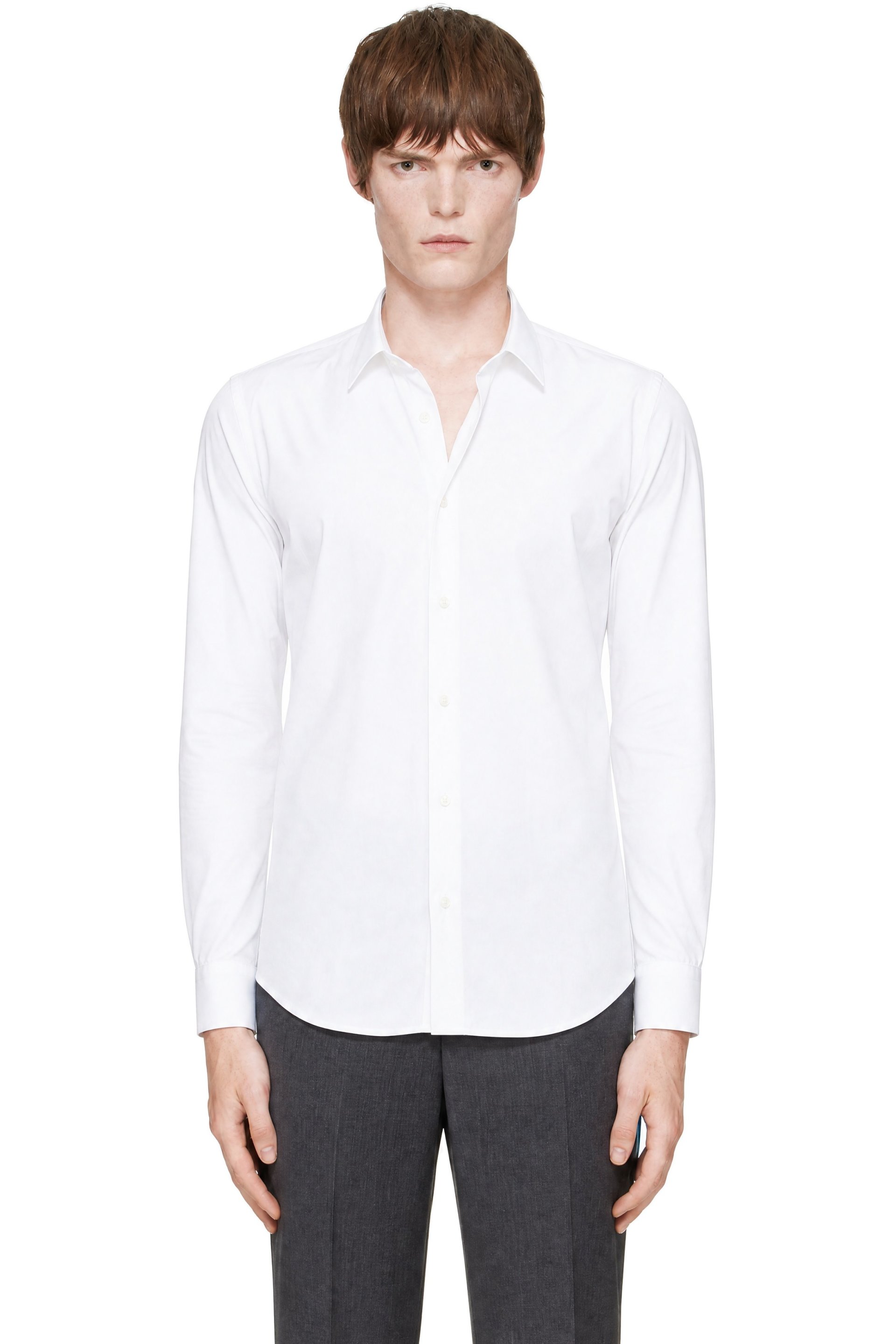 AMI Paris - White Cotton Ami de Coeur Shirt