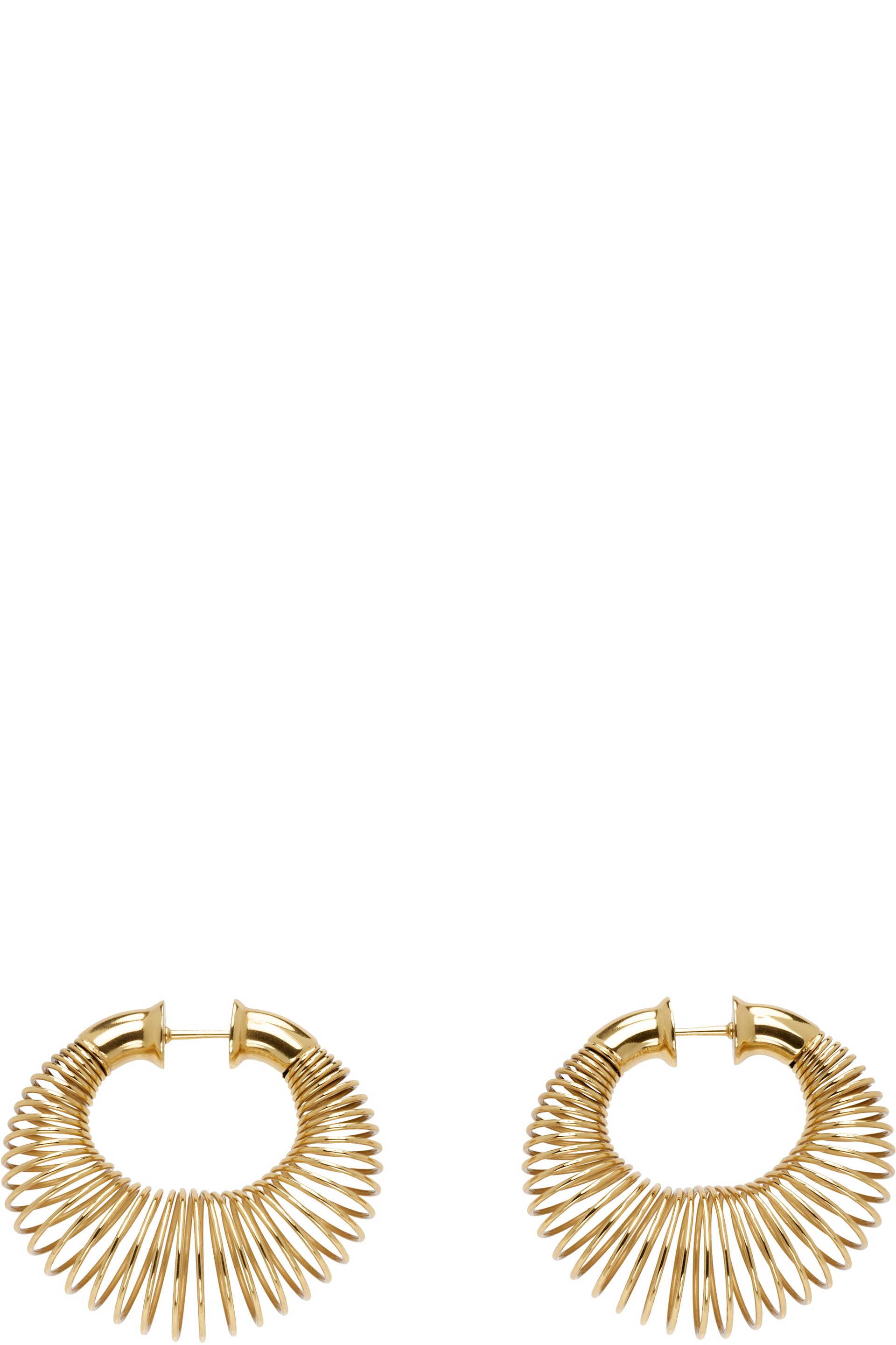 ALAÏA - Small Spiral Hoop Earrings