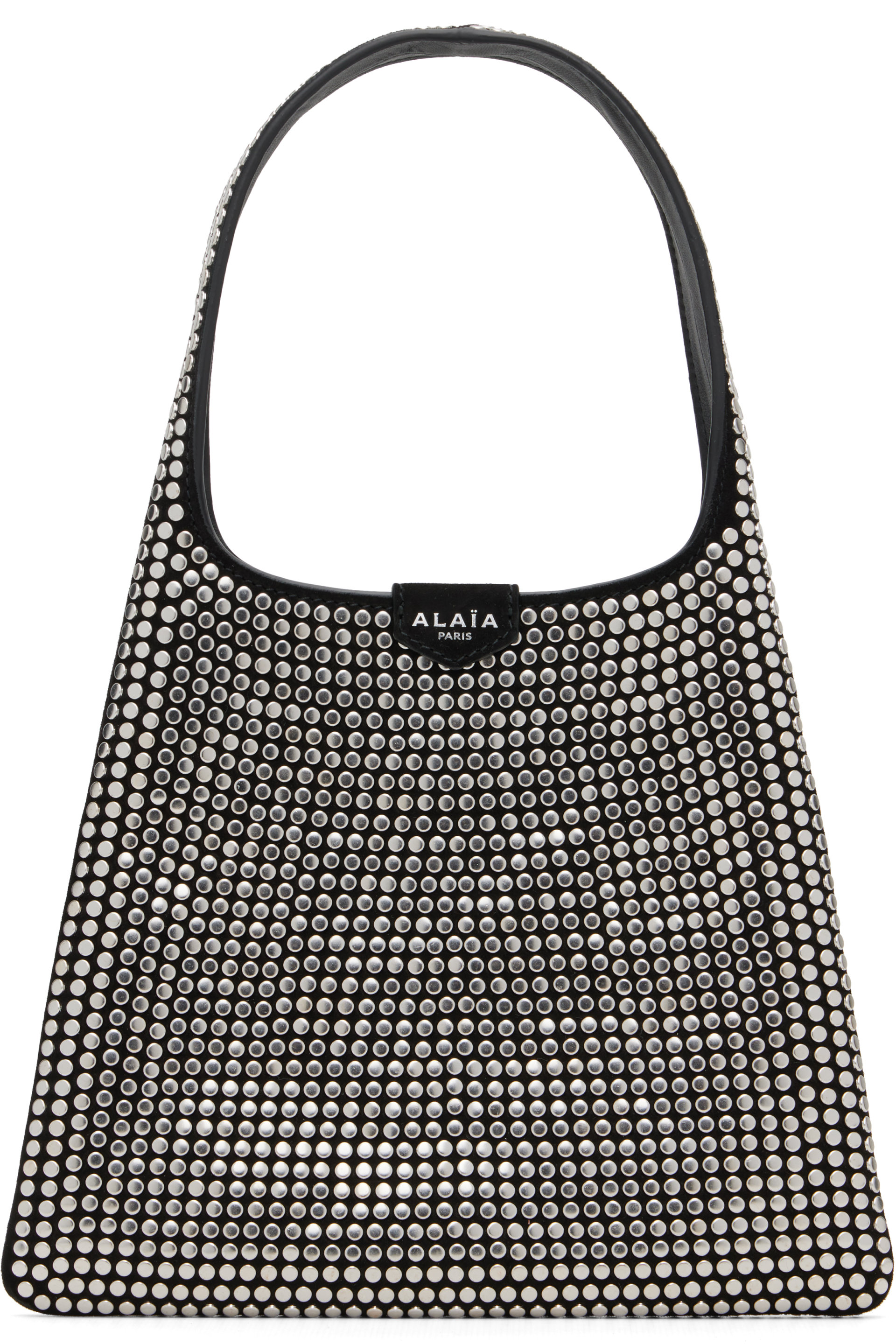 ALAÏA - Black Studs Top Handle Bag