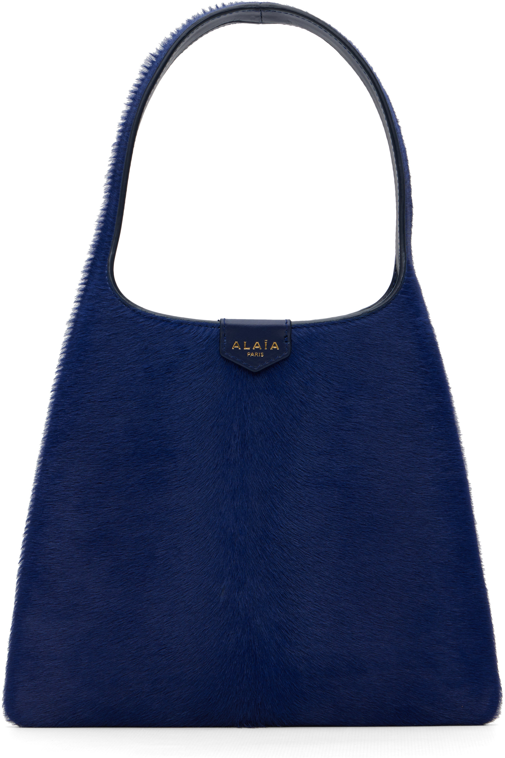 ALAÏA - Blue Calfhair Top Handle Bag